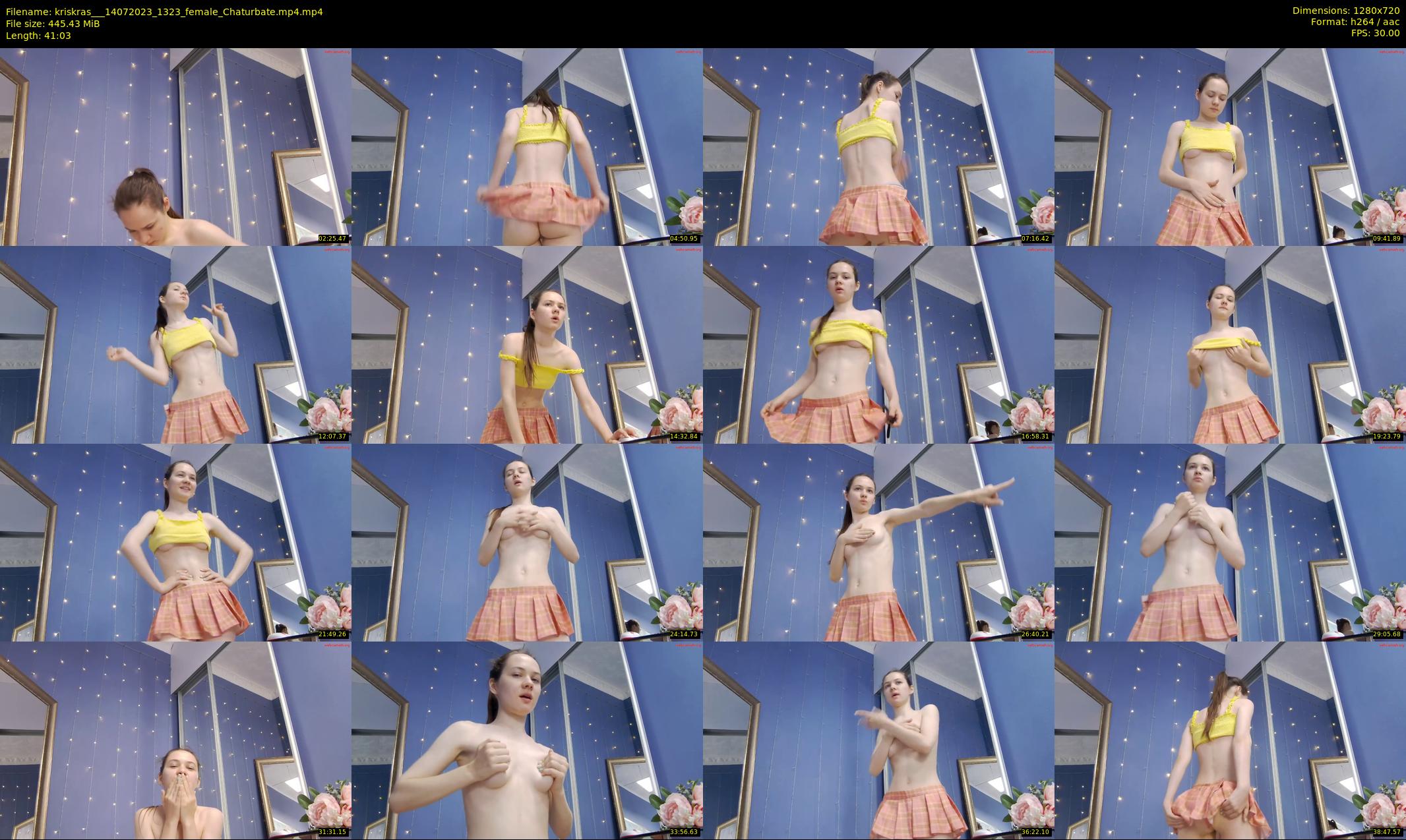 kriskras__ — 42 minute Chaturbate female cam show recording, 720p, Jul 14, 2023