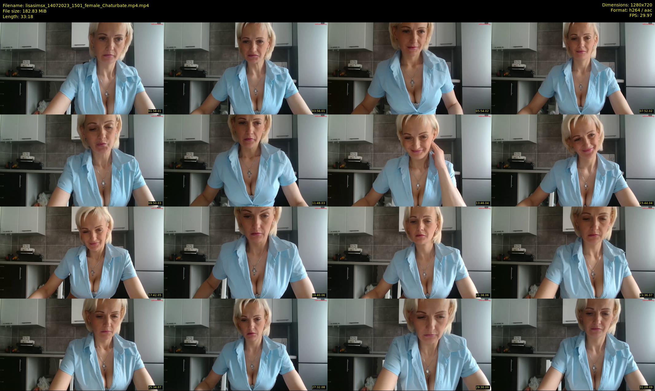 lisasimsx — 34 minute Chaturbate female cam show recording, 720p, Jul 14, 2023