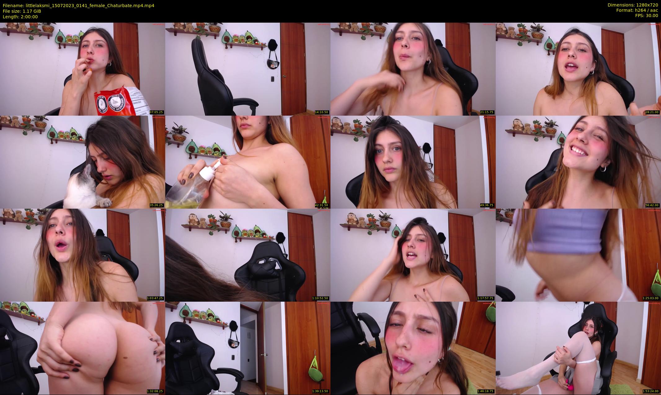 littlelaksmi — 120 minute Chaturbate female cam show recording, 720p, Jul 15, 2023