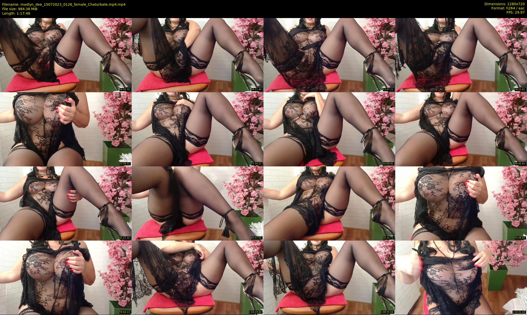 madlyn_dee — 78 minute Chaturbate female cam show recording, 720p, Jul 15, 2023