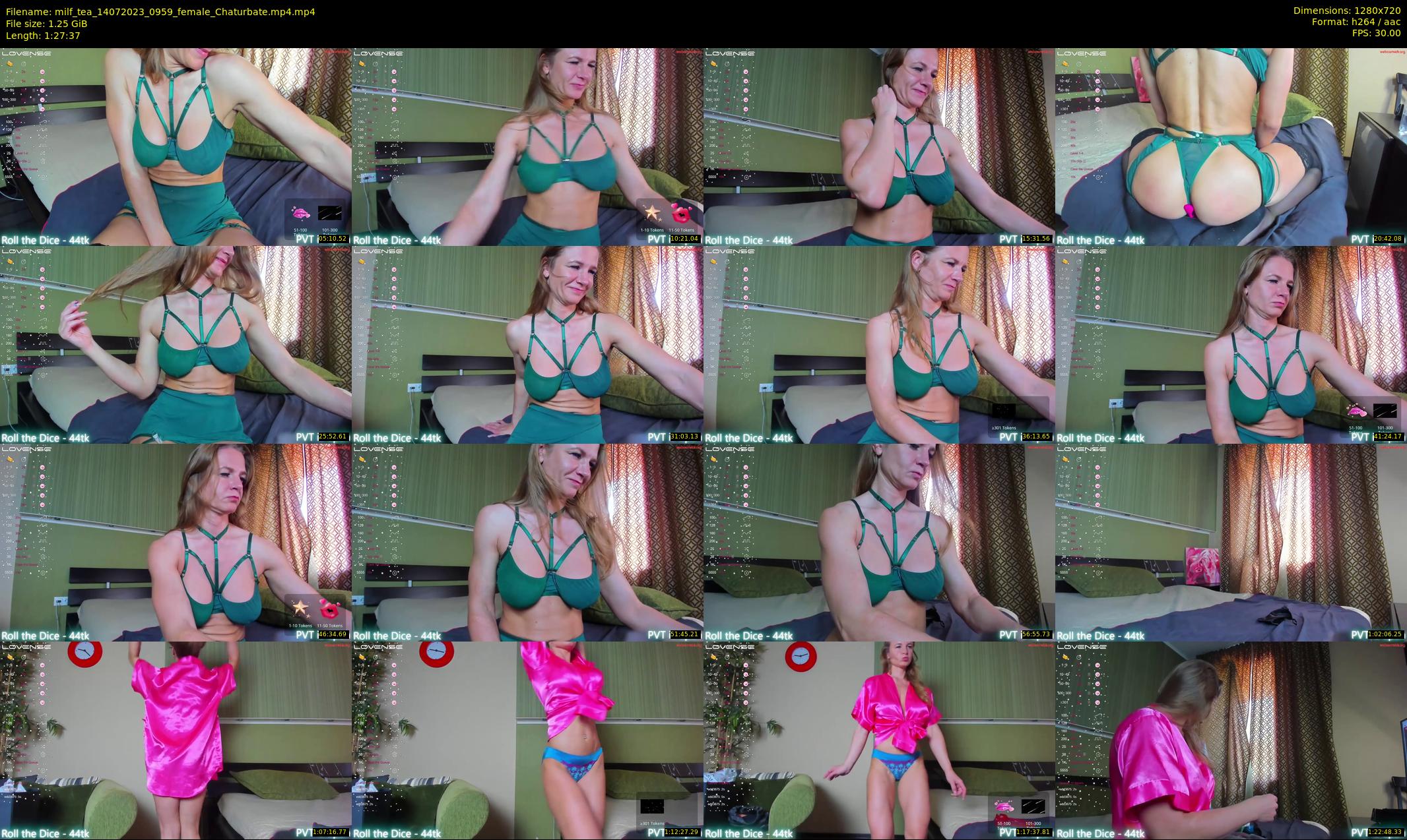 milf_tea — 88 minute Chaturbate female cam show recording, 720p, Jul 14, 2023