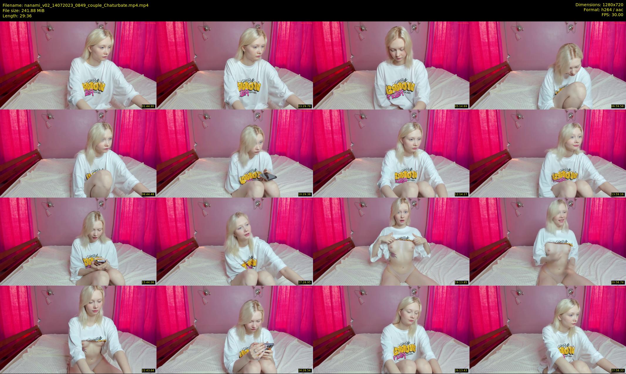 nanami_v02 — 30 minute Chaturbate couple cam show recording, 720p, Jul 14, 2023