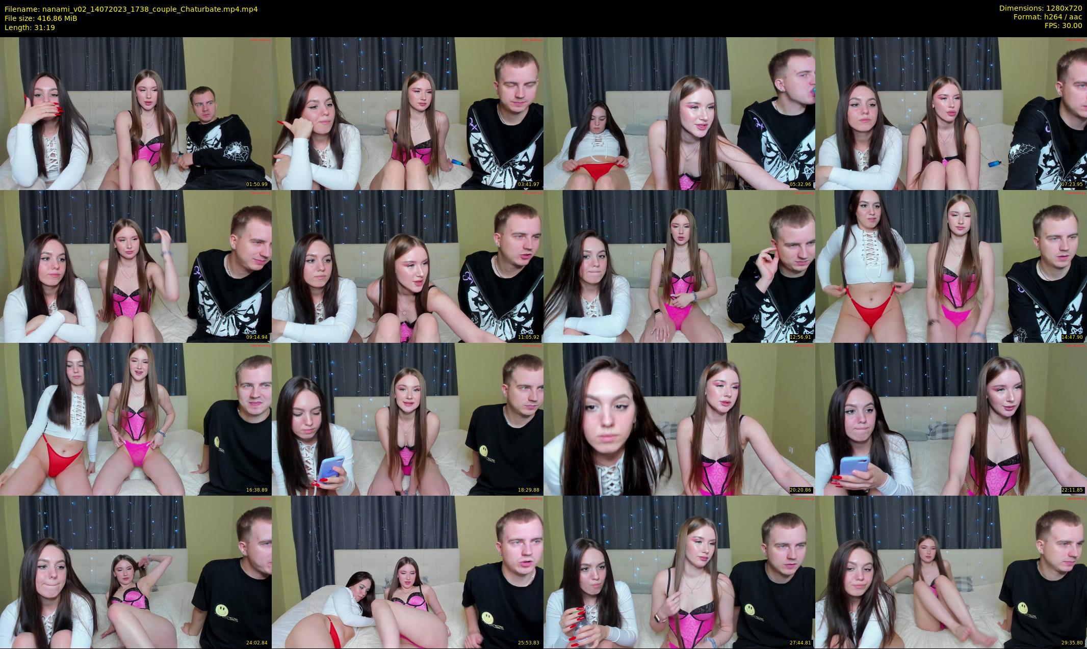 nanami_v02 — 32 minute Chaturbate couple cam show recording, 720p, Jul 14, 2023