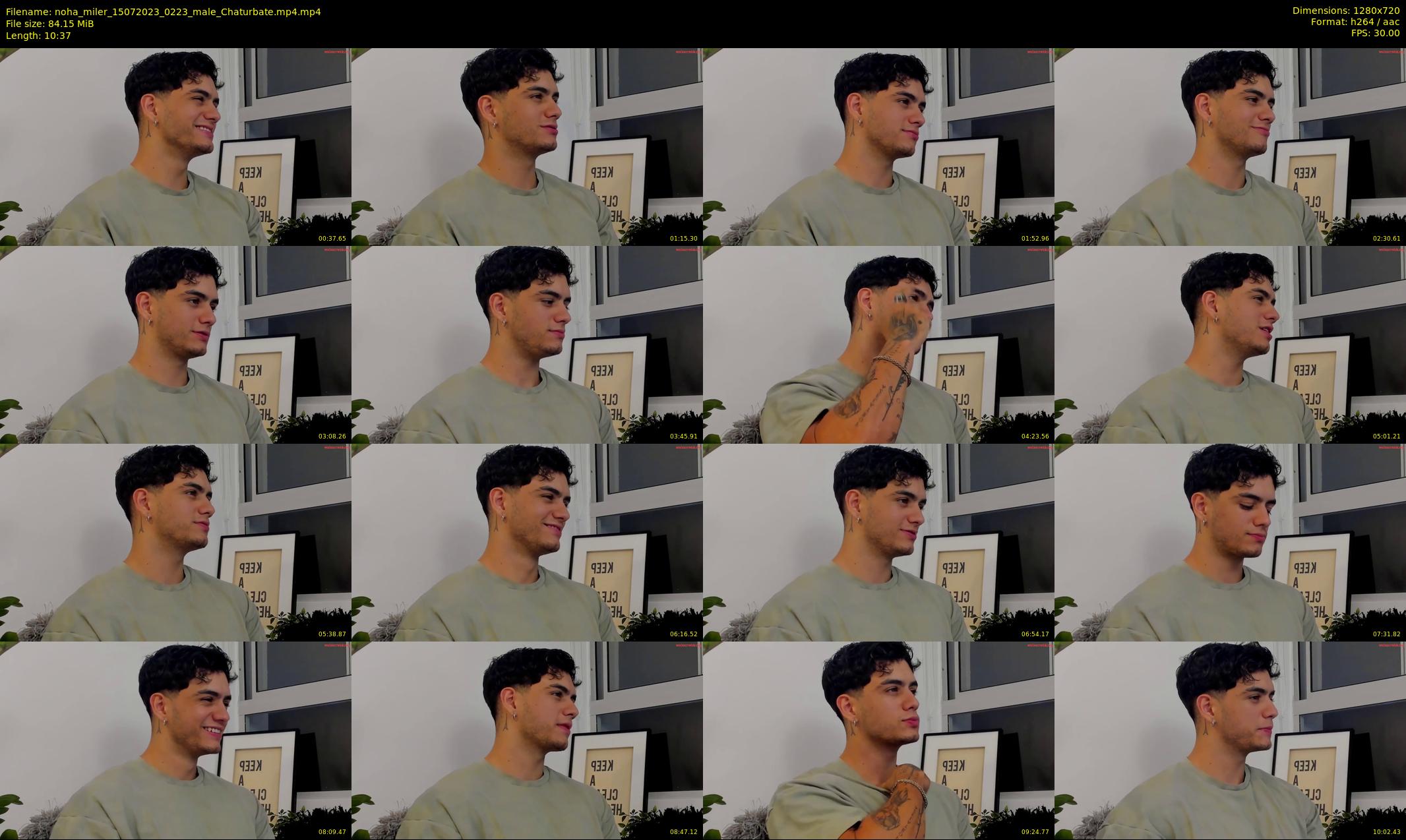 noha_miler — 11 minute Chaturbate male cam show recording, 720p, Jul 15, 2023