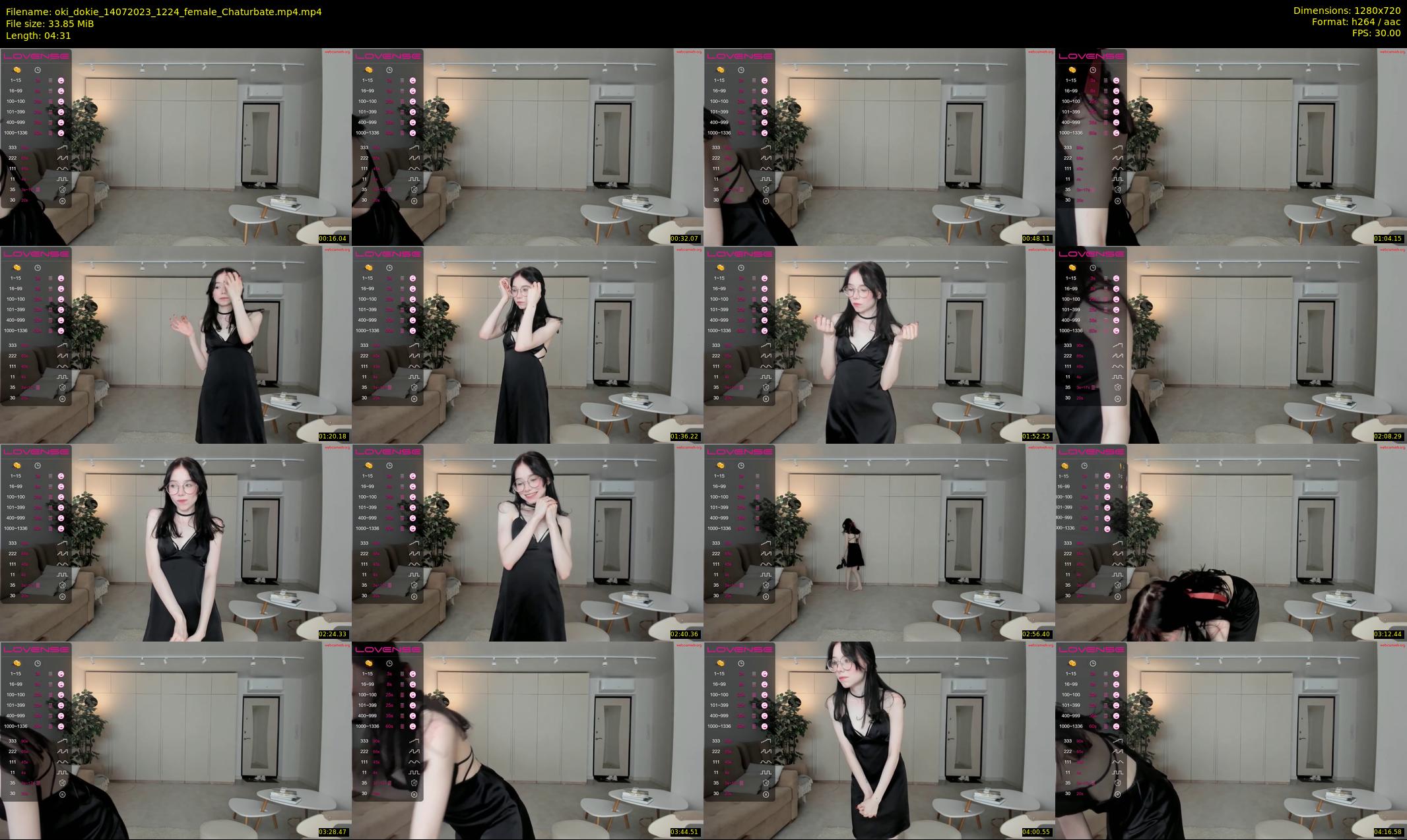 oki_dokie — 5 minute Chaturbate female cam show recording, 720p, Jul 14, 2023