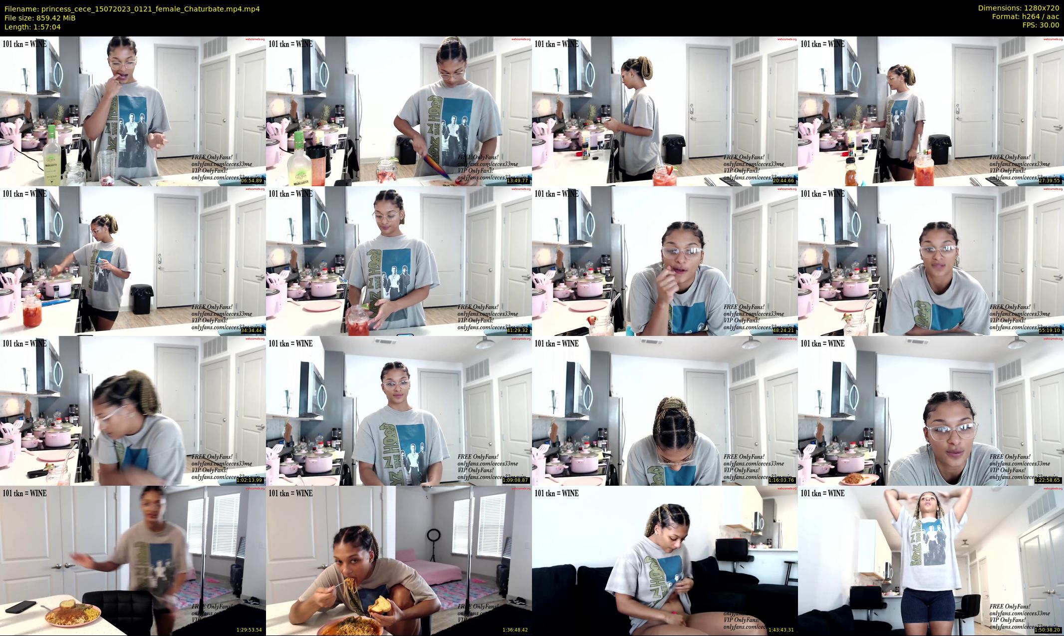 princess_cece — 118 minute Chaturbate female cam show recording, 720p, Jul 15, 2023