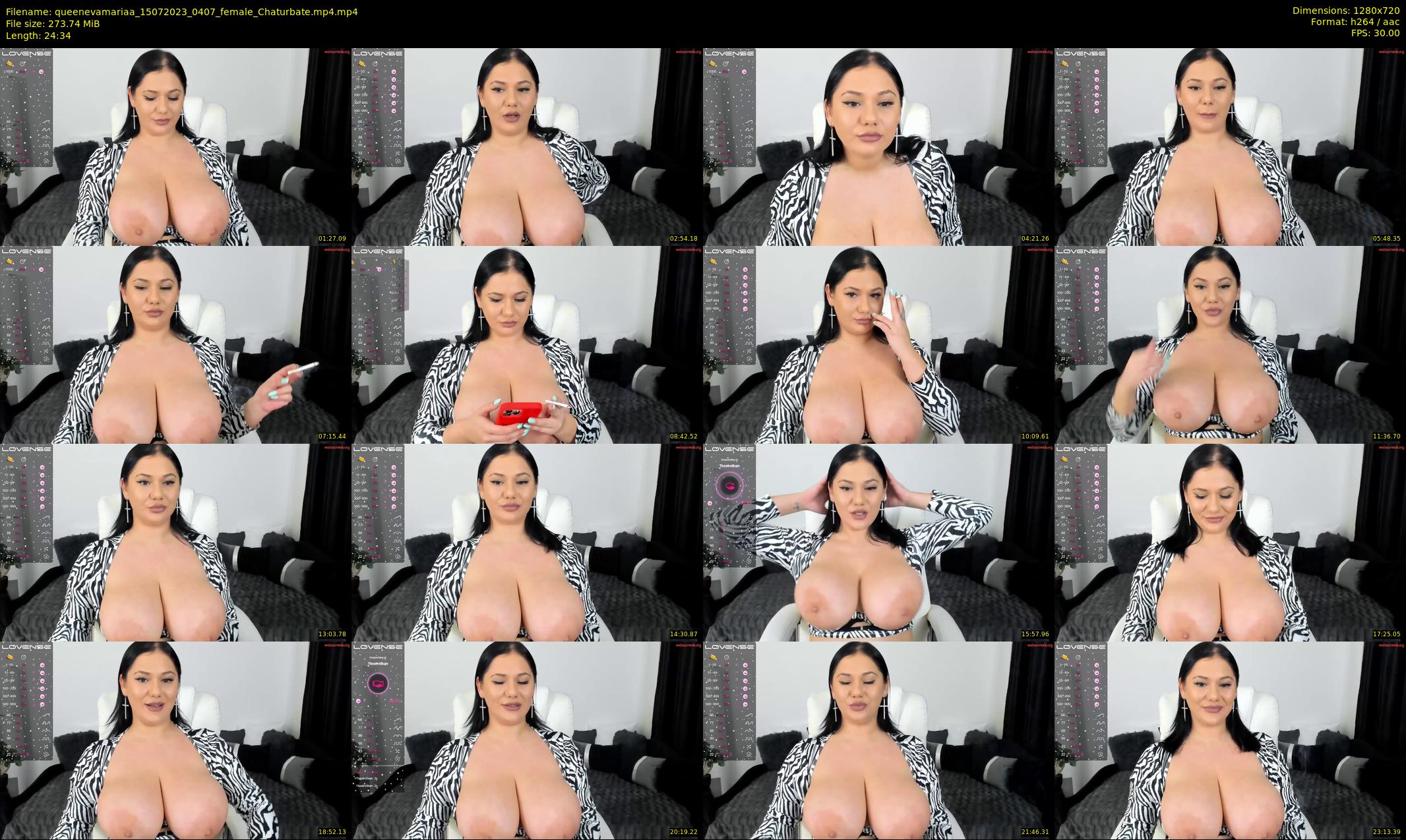 queenevamariaa — 25 minute Chaturbate female cam show recording, 720p, Jul 15, 2023