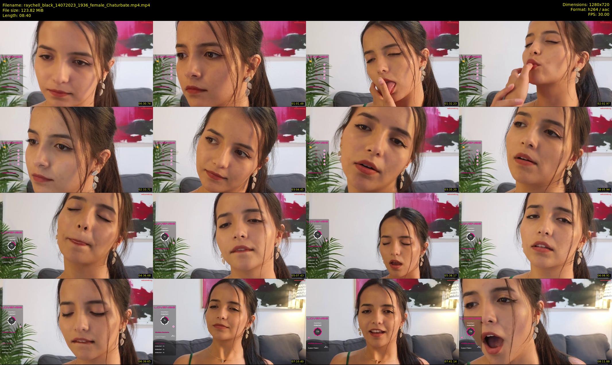 raychell_black — 9 minute Chaturbate female cam show recording, 720p, Jul 14, 2023