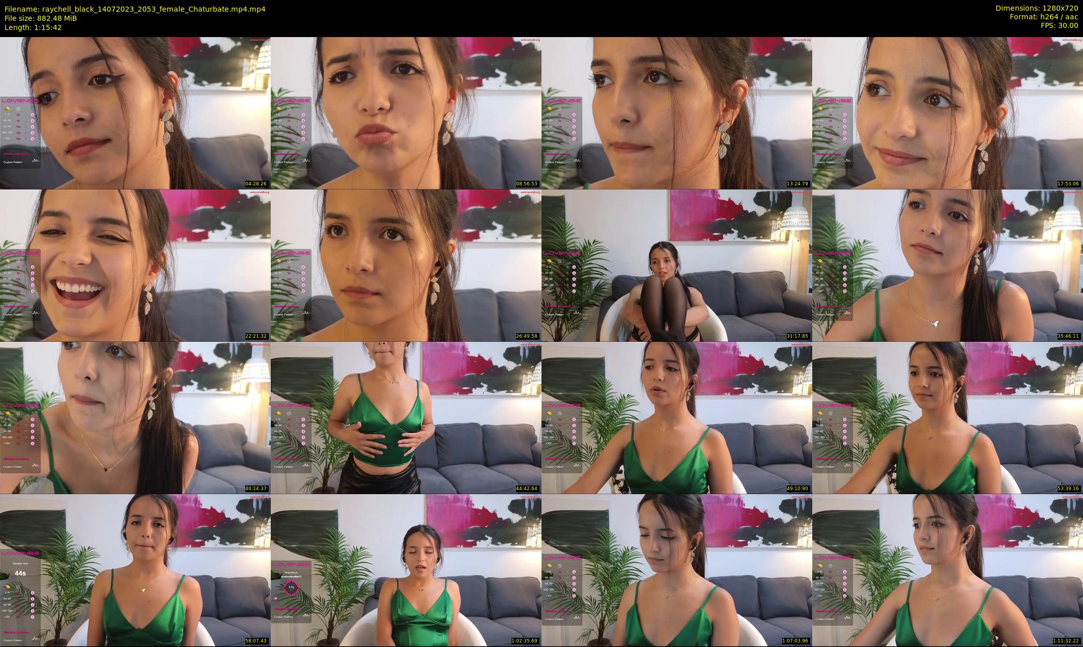 raychell_black — 76 minute Chaturbate female cam show recording, 720p, Jul 14, 2023