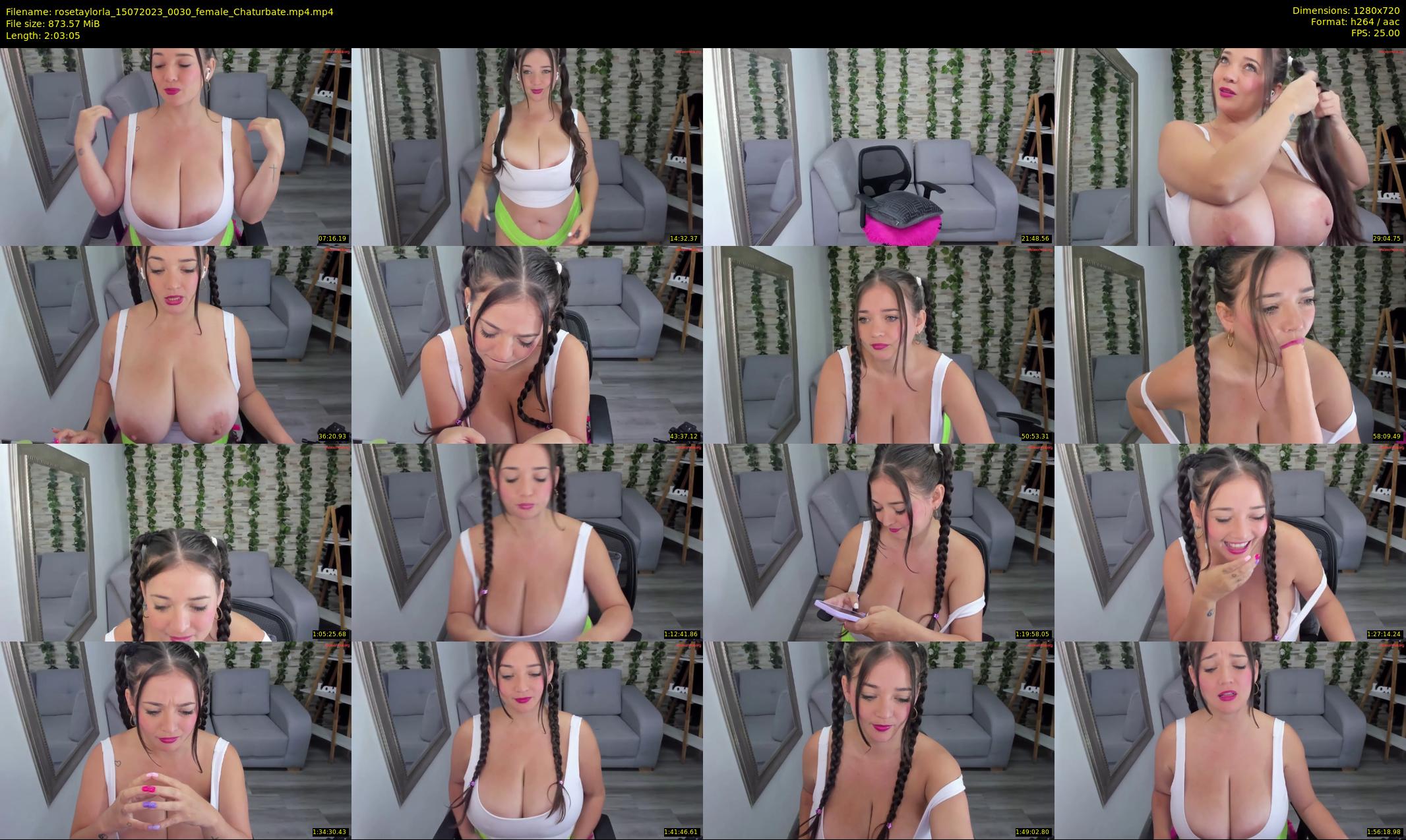 rosetaylorla — 124 minute Chaturbate female cam show recording, 720p, Jul 15, 2023
