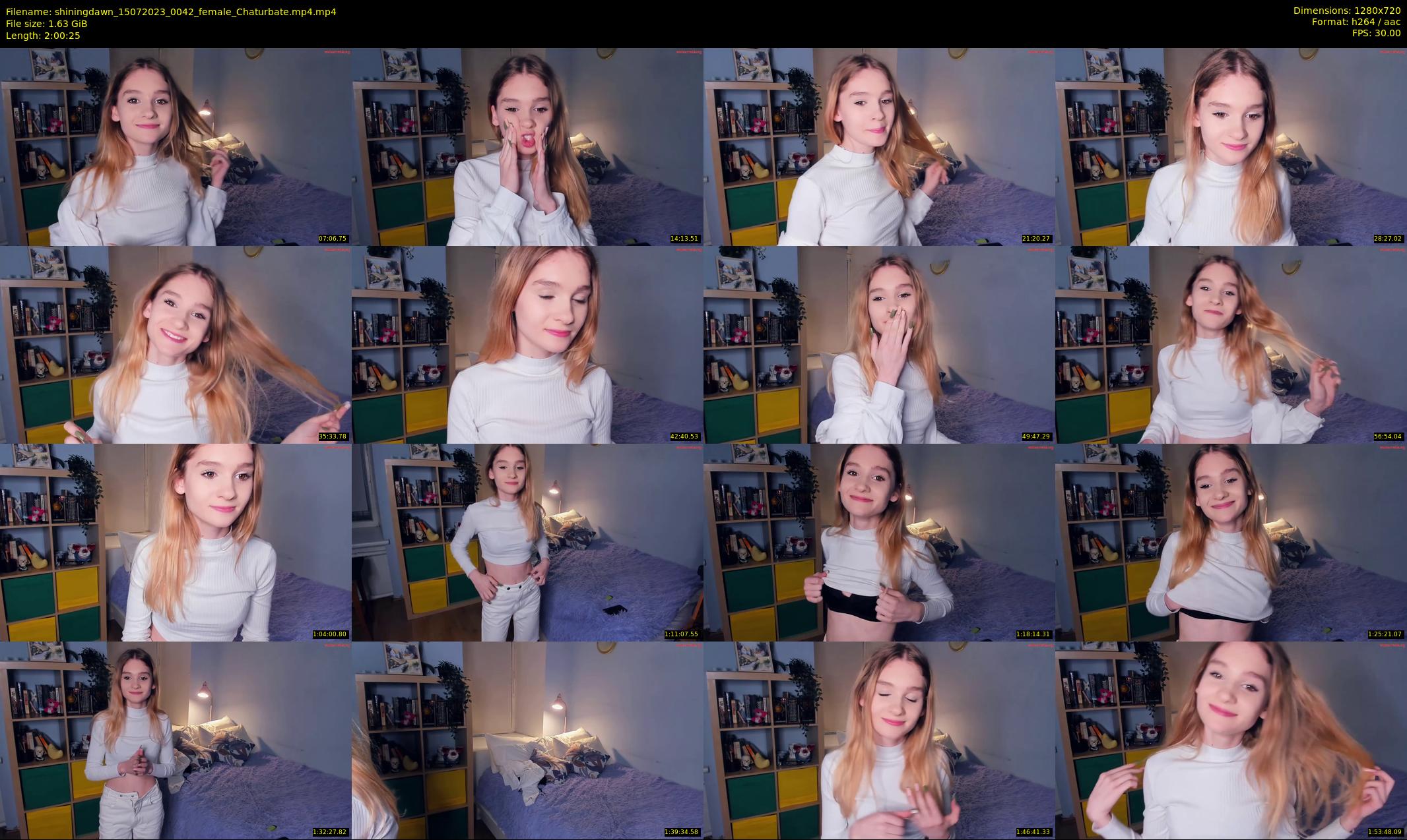 shiningdawn — 121 minute Chaturbate female cam show recording, 720p, Jul 15, 2023