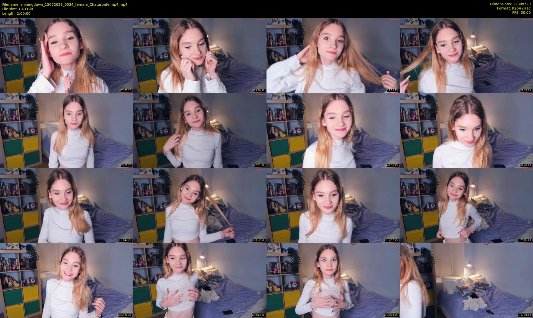 shiningdawn — 120 minute Chaturbate female cam show recording, 720p, Jul 15, 2023