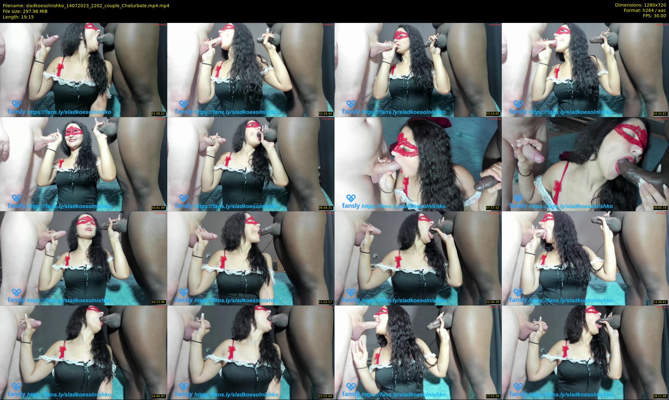 sladkoesolnishko — 20 minute Chaturbate couple cam show recording, 720p, Jul 14, 2023