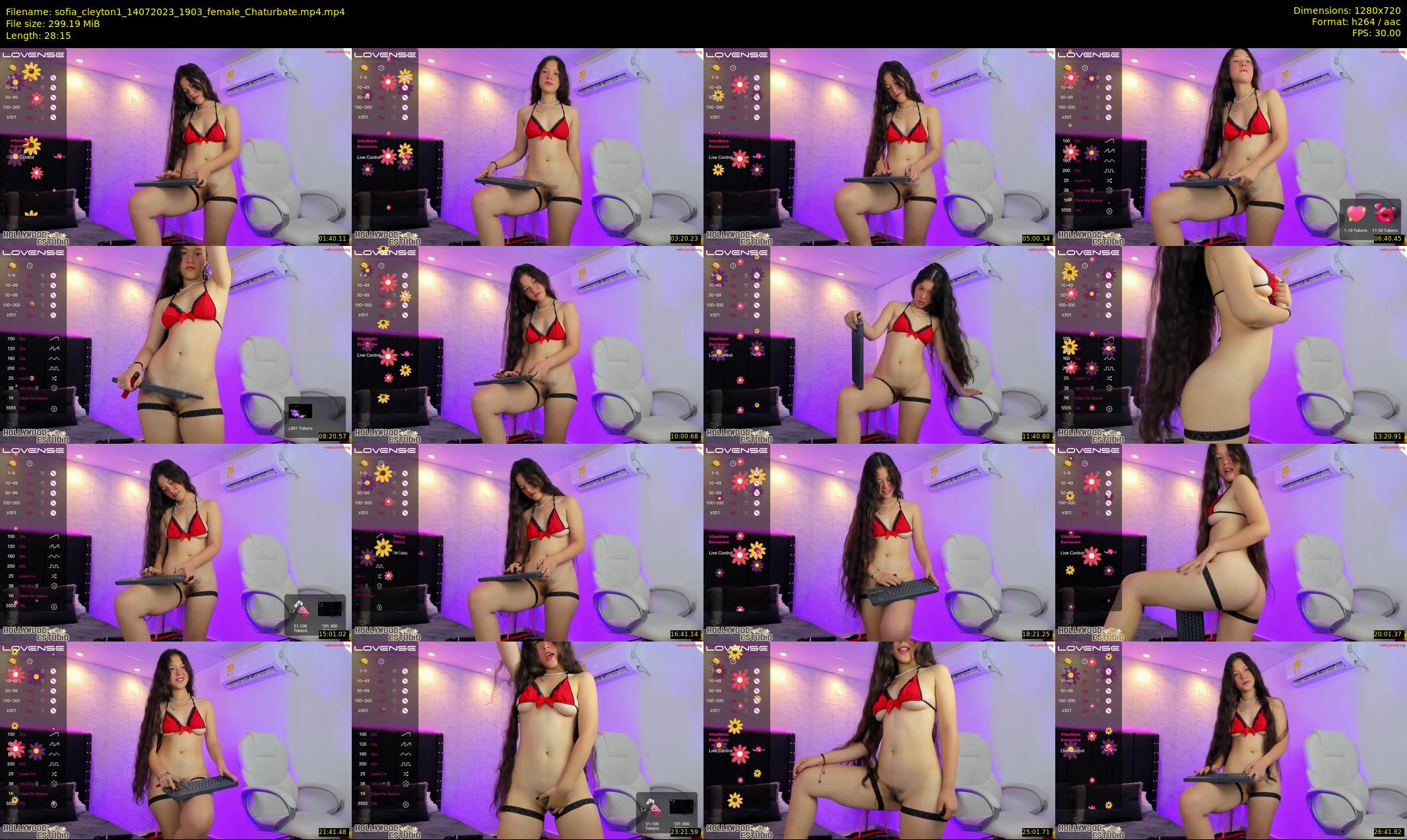 sofia_cleyton1 — 29 minute Chaturbate female cam show recording, 720p, Jul 14, 2023