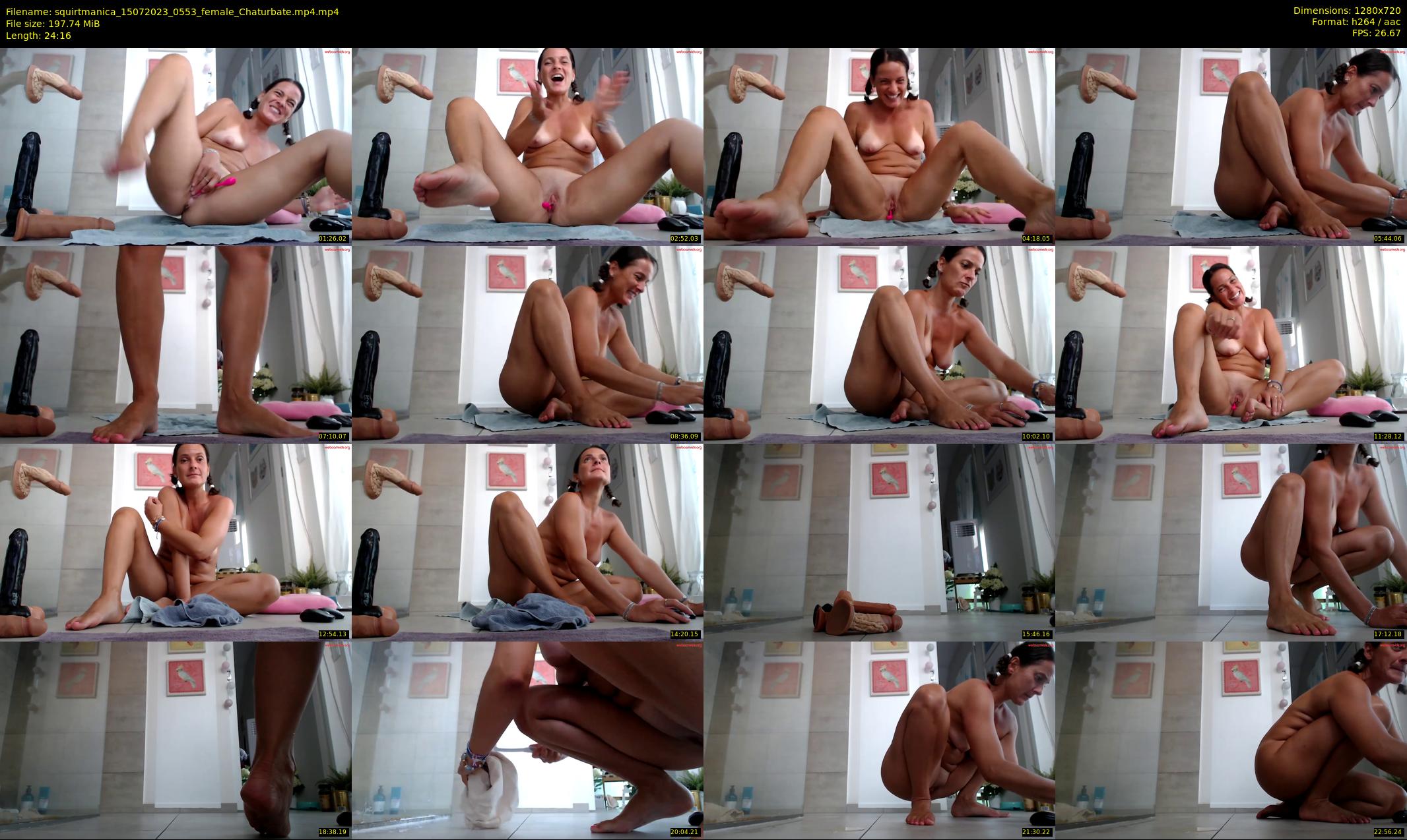 squirtmanica — 25 minute Chaturbate female cam show recording, 720p, Jul 15, 2023