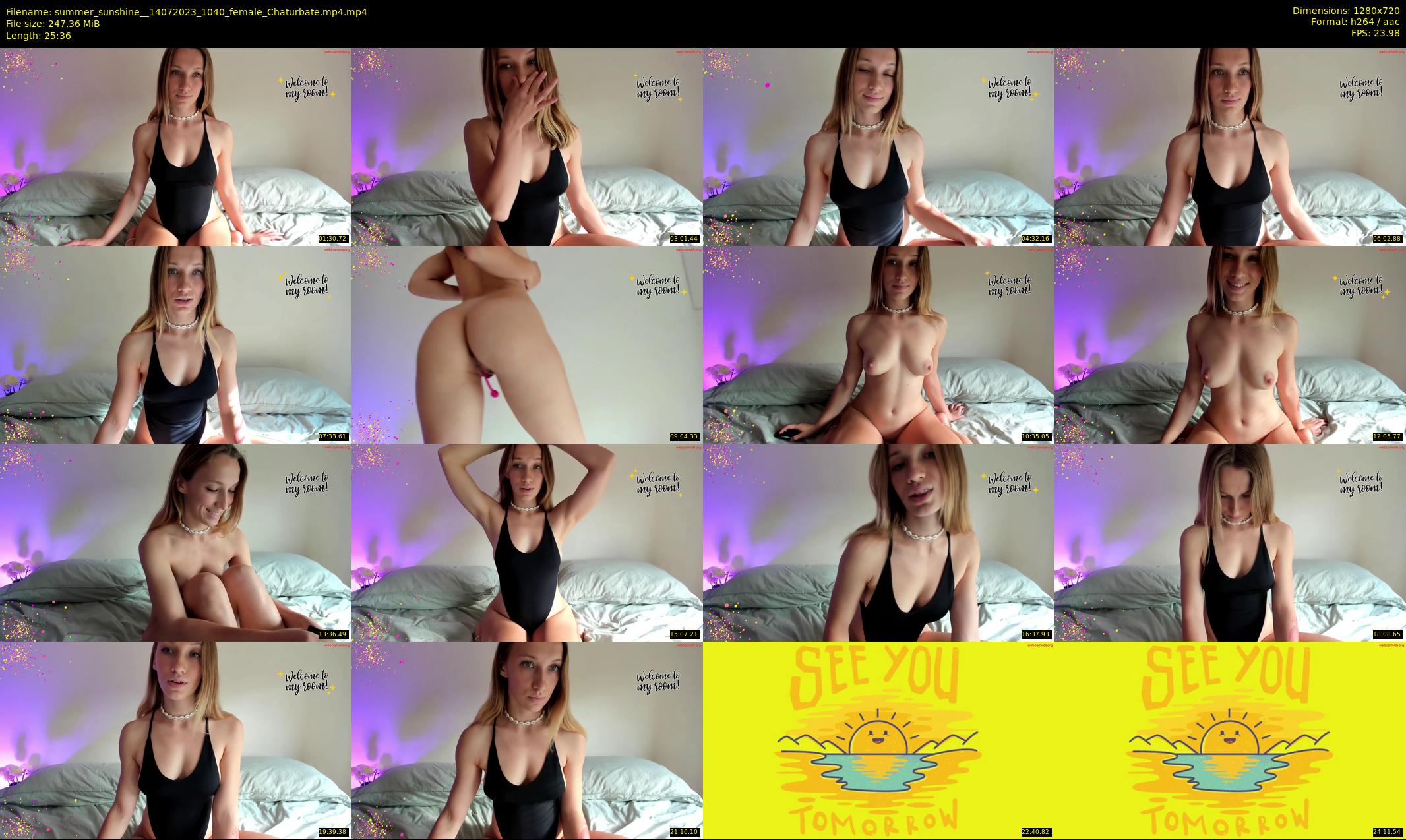 summer_sunshine_ — 26 minute Chaturbate female cam show recording, 720p, Jul 14, 2023