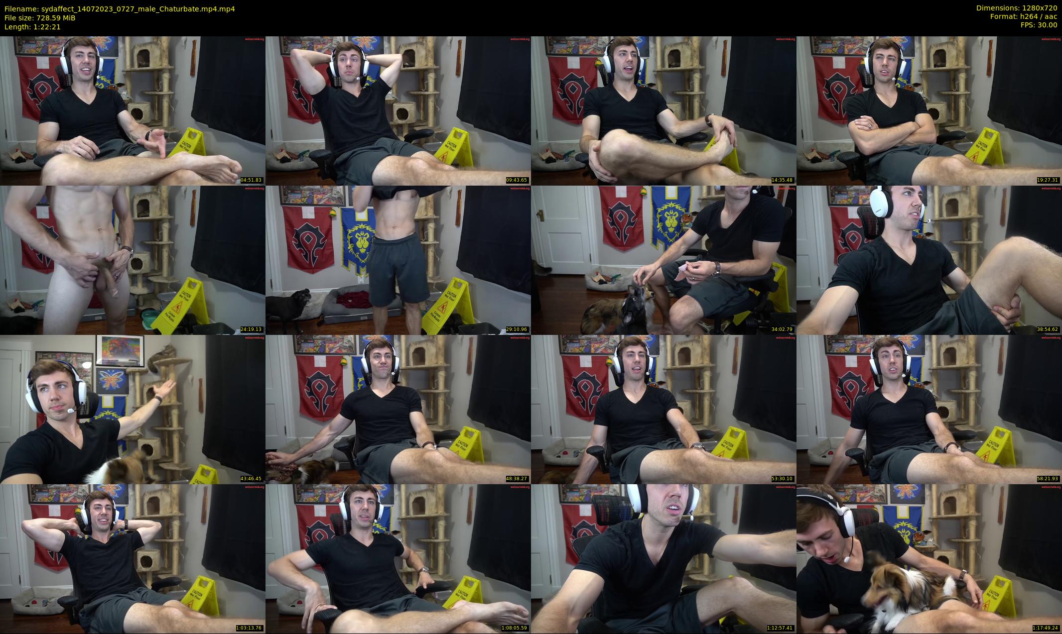 sydaffect — 83 minute Chaturbate male cam show recording, 720p, Jul 14, 2023