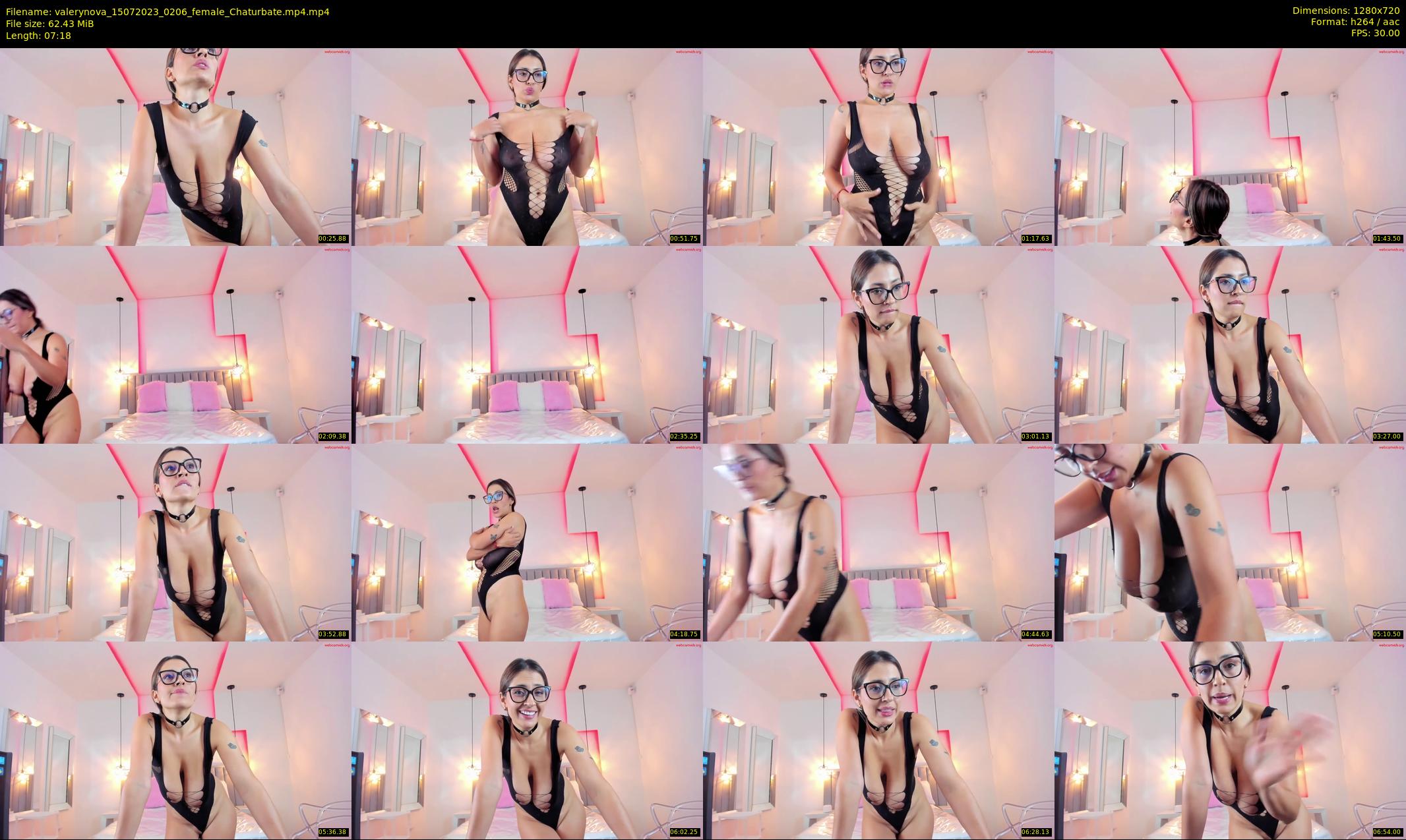 valerynova — 8 minute Chaturbate female cam show recording, 720p, Jul 15, 2023