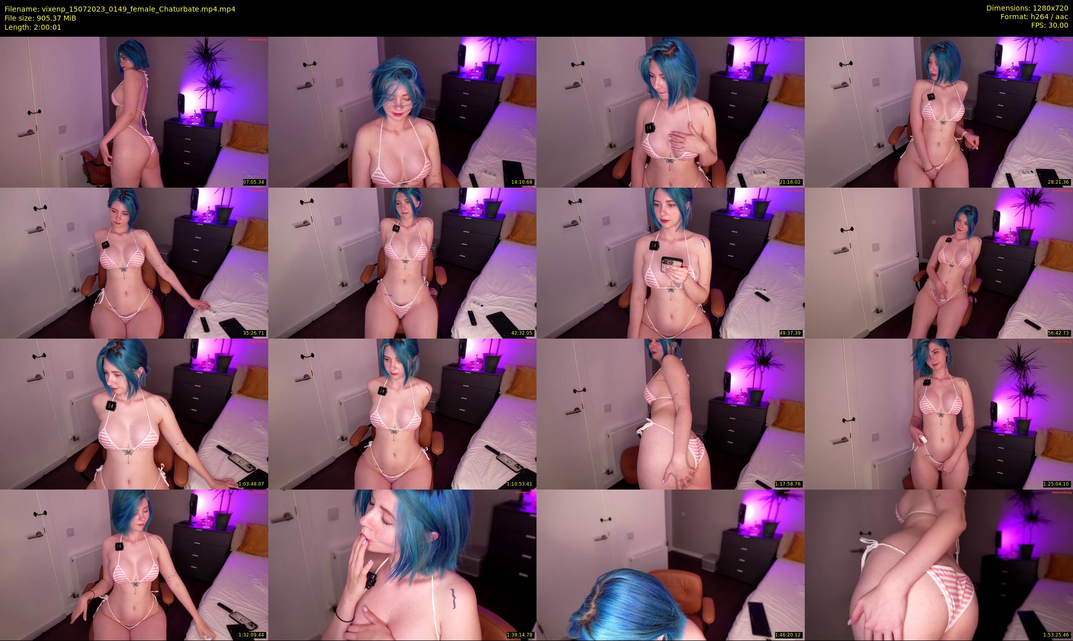 vixenp — 121 minute Chaturbate female cam show recording, 720p, Jul 15, 2023
