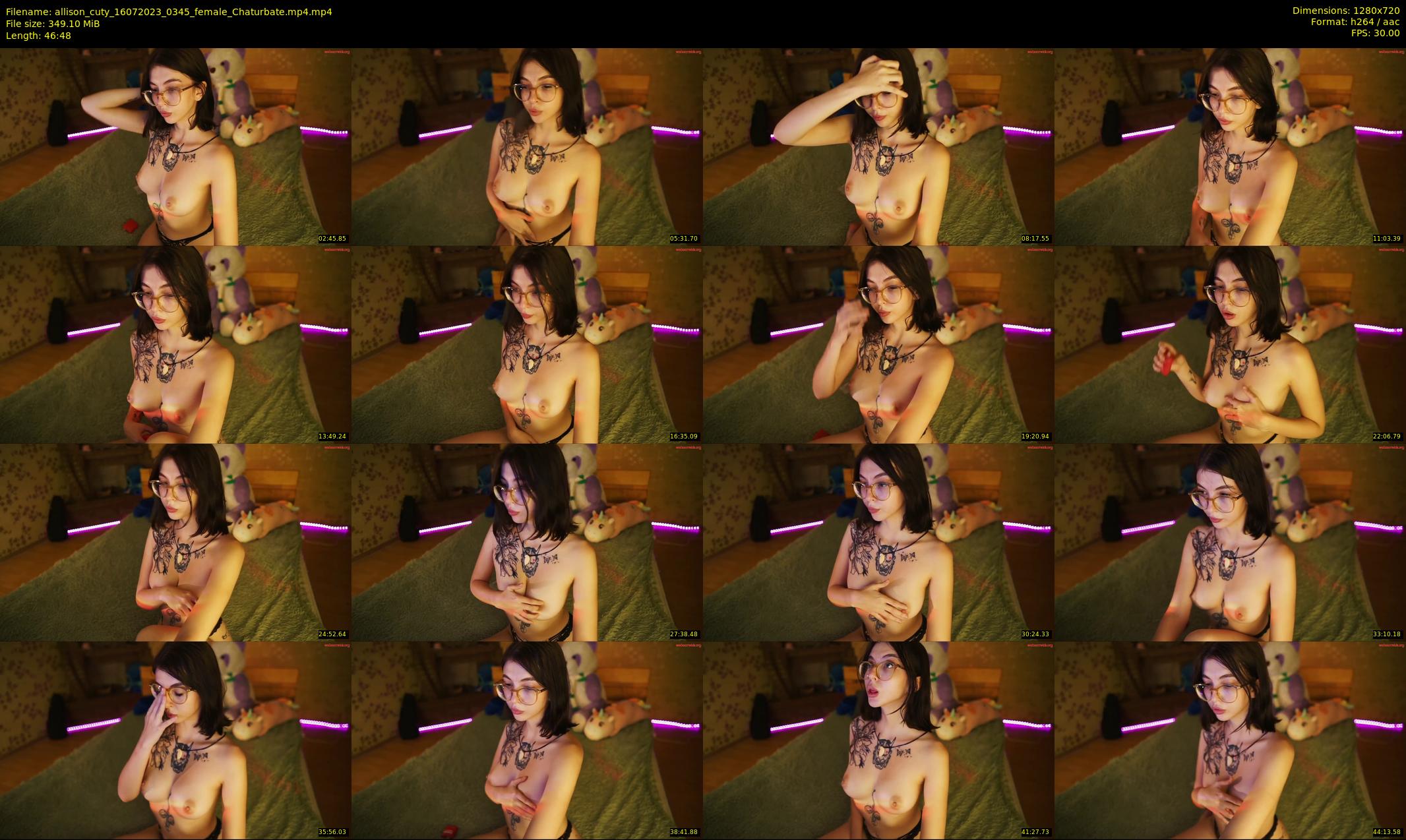 allison_cuty — 47 minute Chaturbate female cam show recording, 720p, Jul 16, 2023