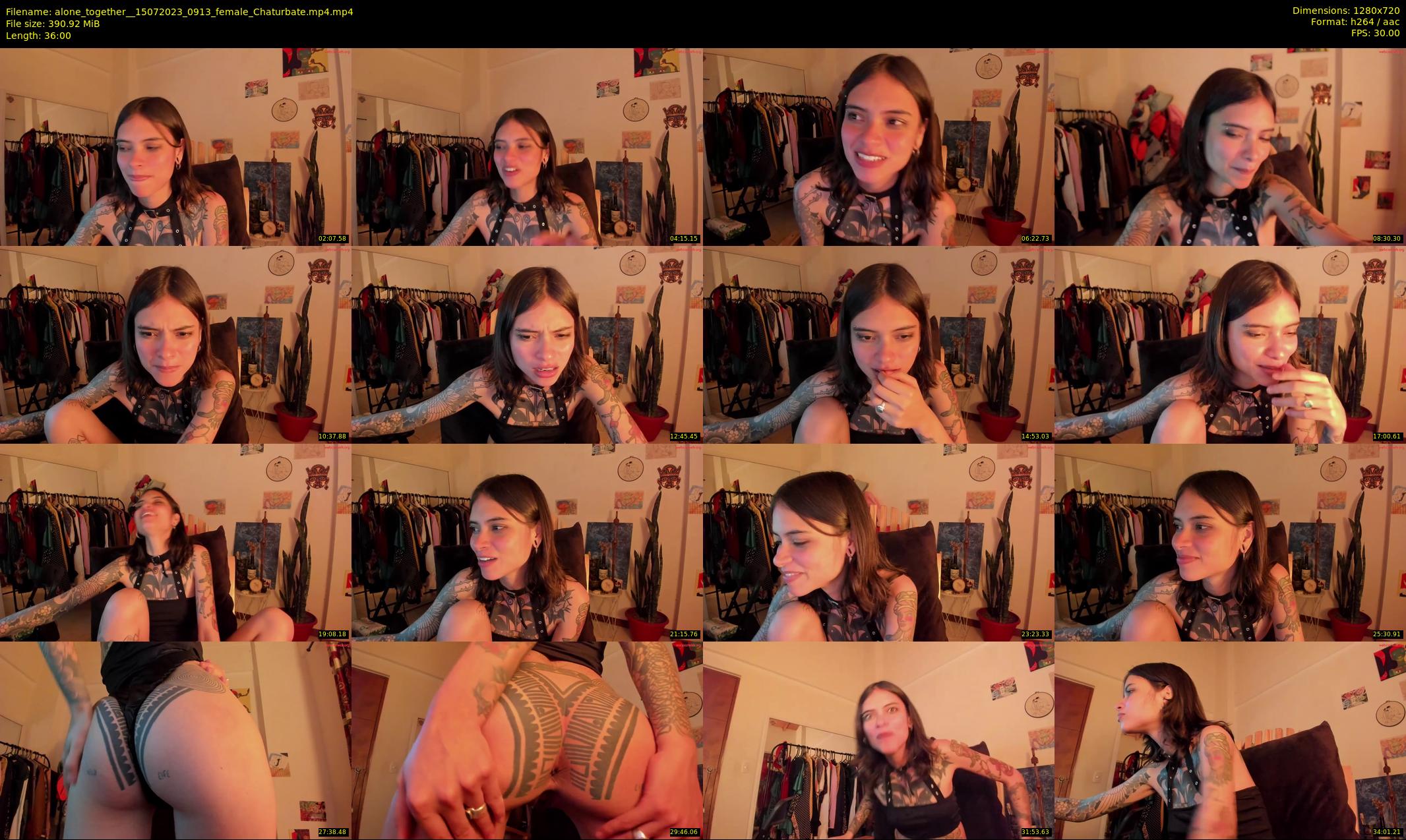 alone_together_ — 36 minute Chaturbate female cam show recording, 720p, Jul 15, 2023