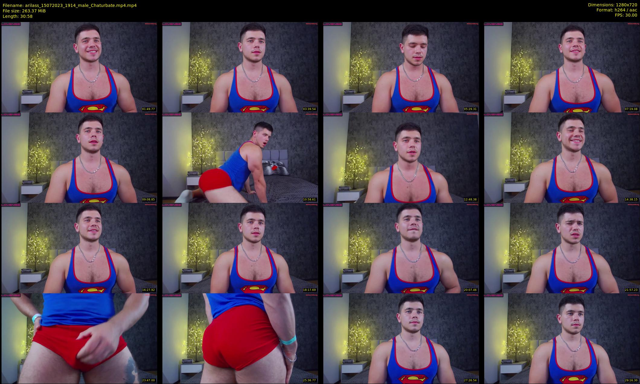 arilass — 31 minute Chaturbate male cam show recording, 720p, Jul 15, 2023