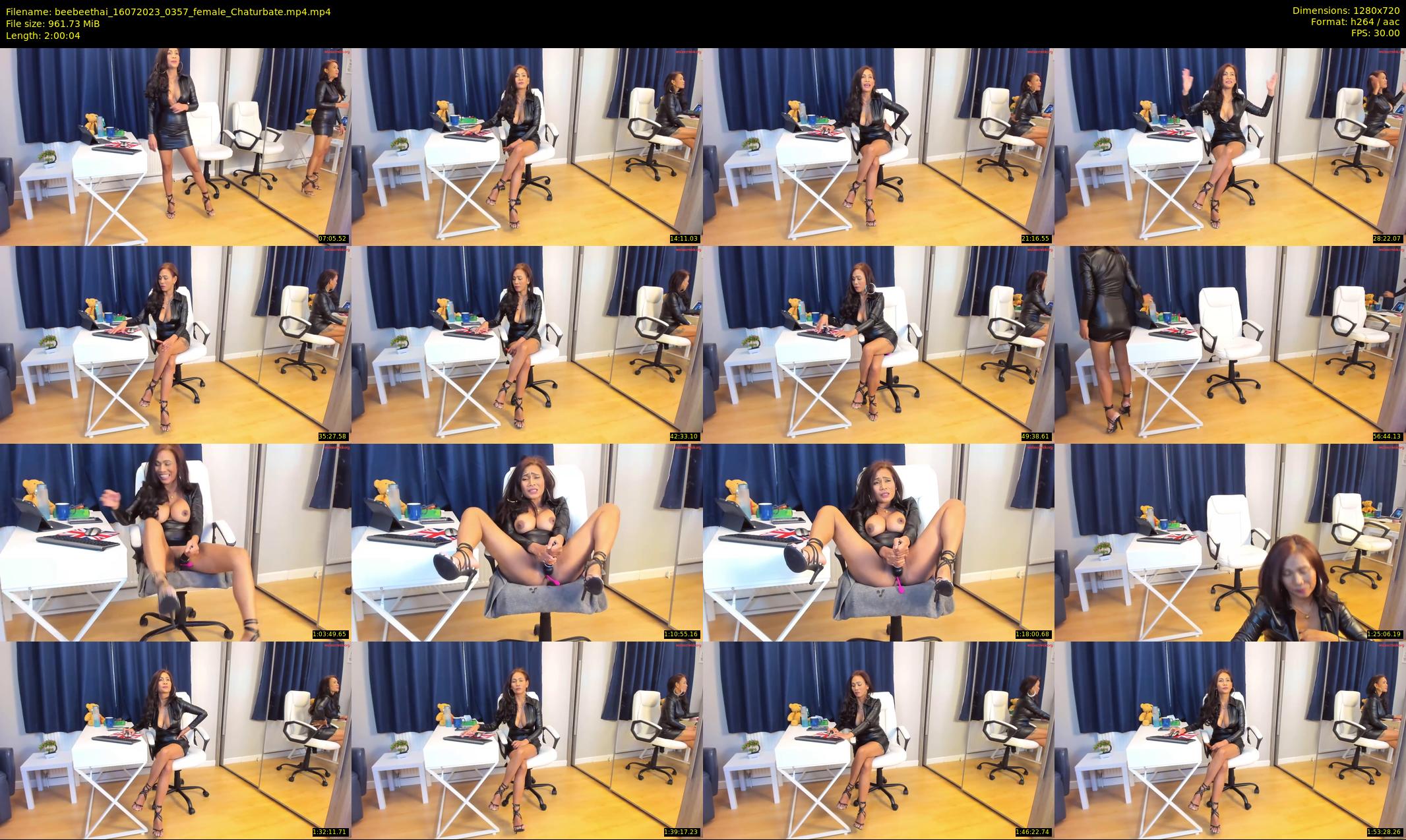 beebeethai — 121 minute Chaturbate female cam show recording, 720p, Jul 16, 2023
