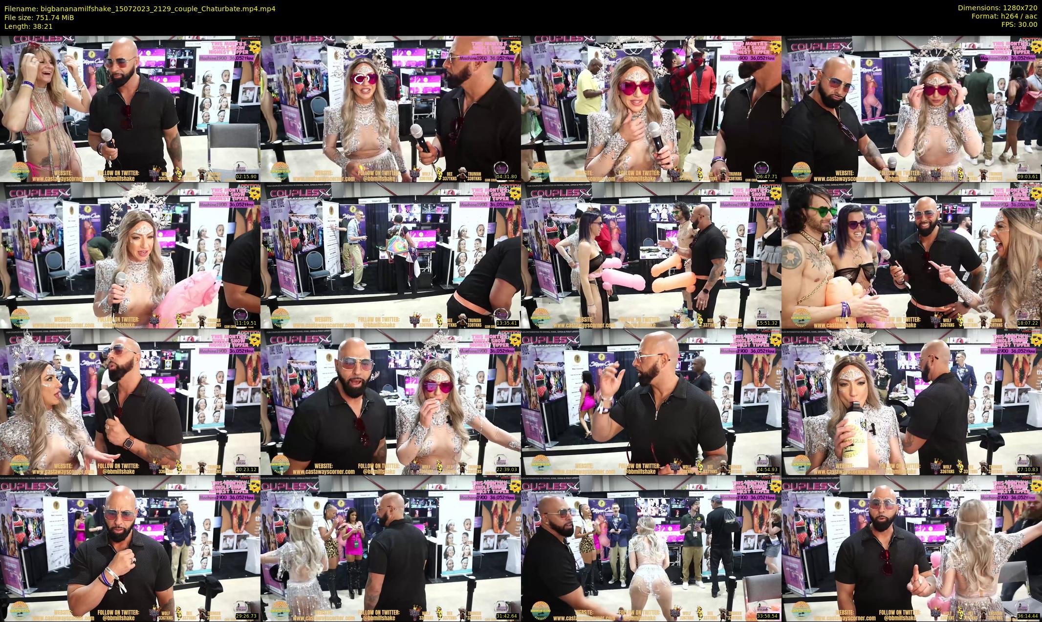 bigbananamilfshake — 39 minute Chaturbate couple cam show recording, 720p, Jul 15, 2023