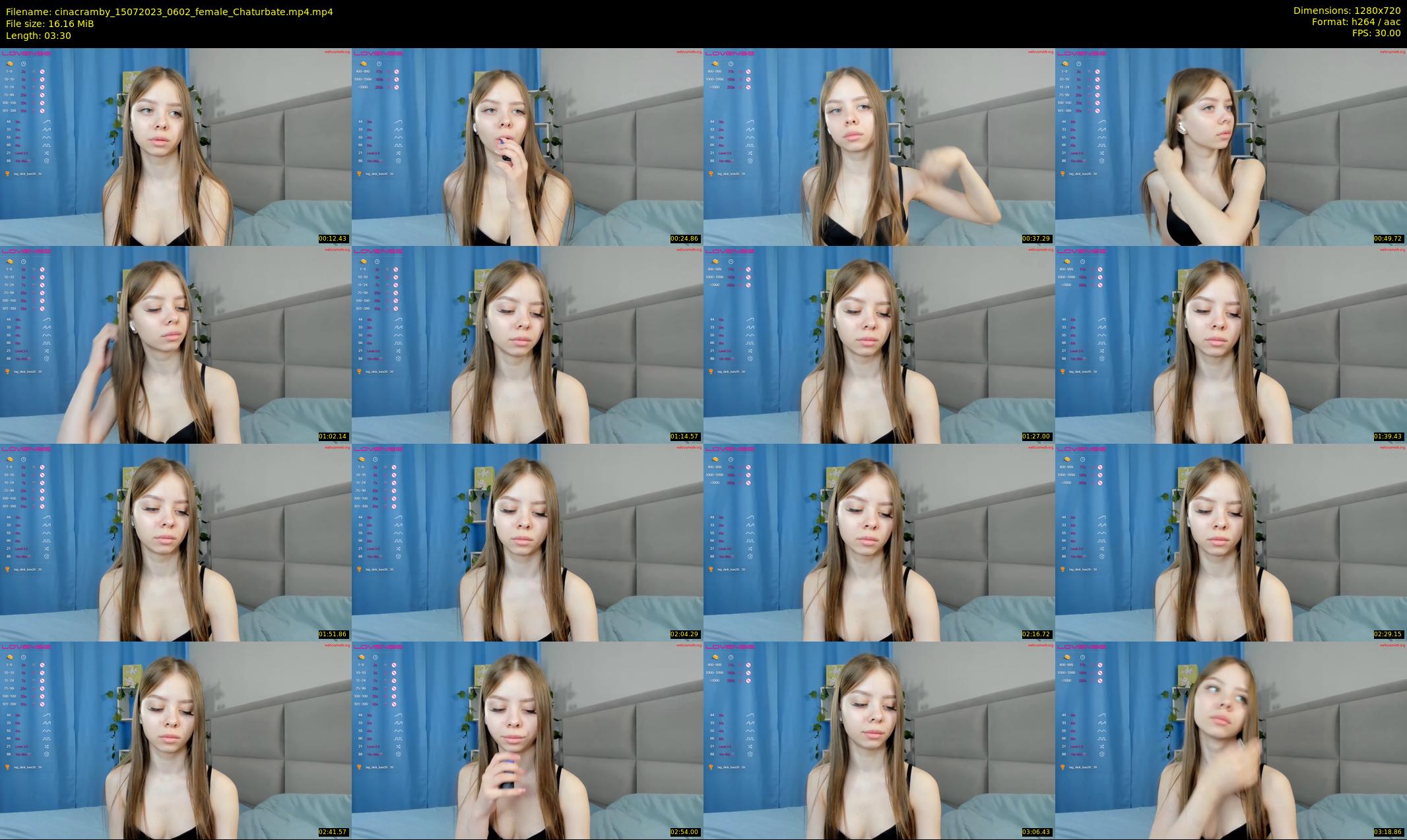 cinacramby — 4 minute Chaturbate female cam show recording, 720p, Jul 15, 2023