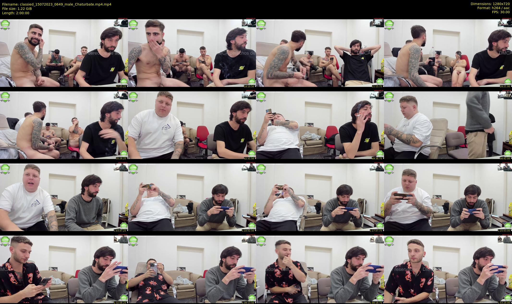 classied — 120 minute Chaturbate male cam show recording, 720p, Jul 15, 2023