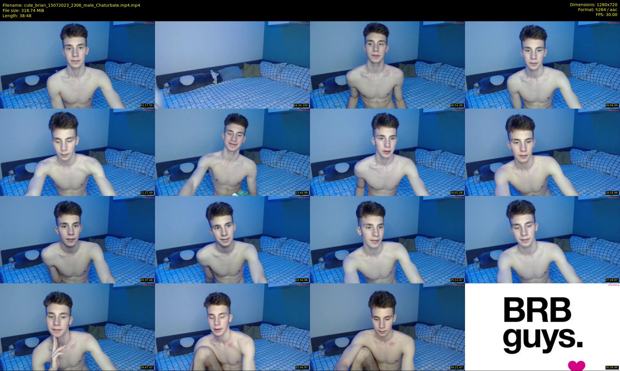 cute_brian — 39 minute Chaturbate male cam show recording, 720p, Jul 15, 2023