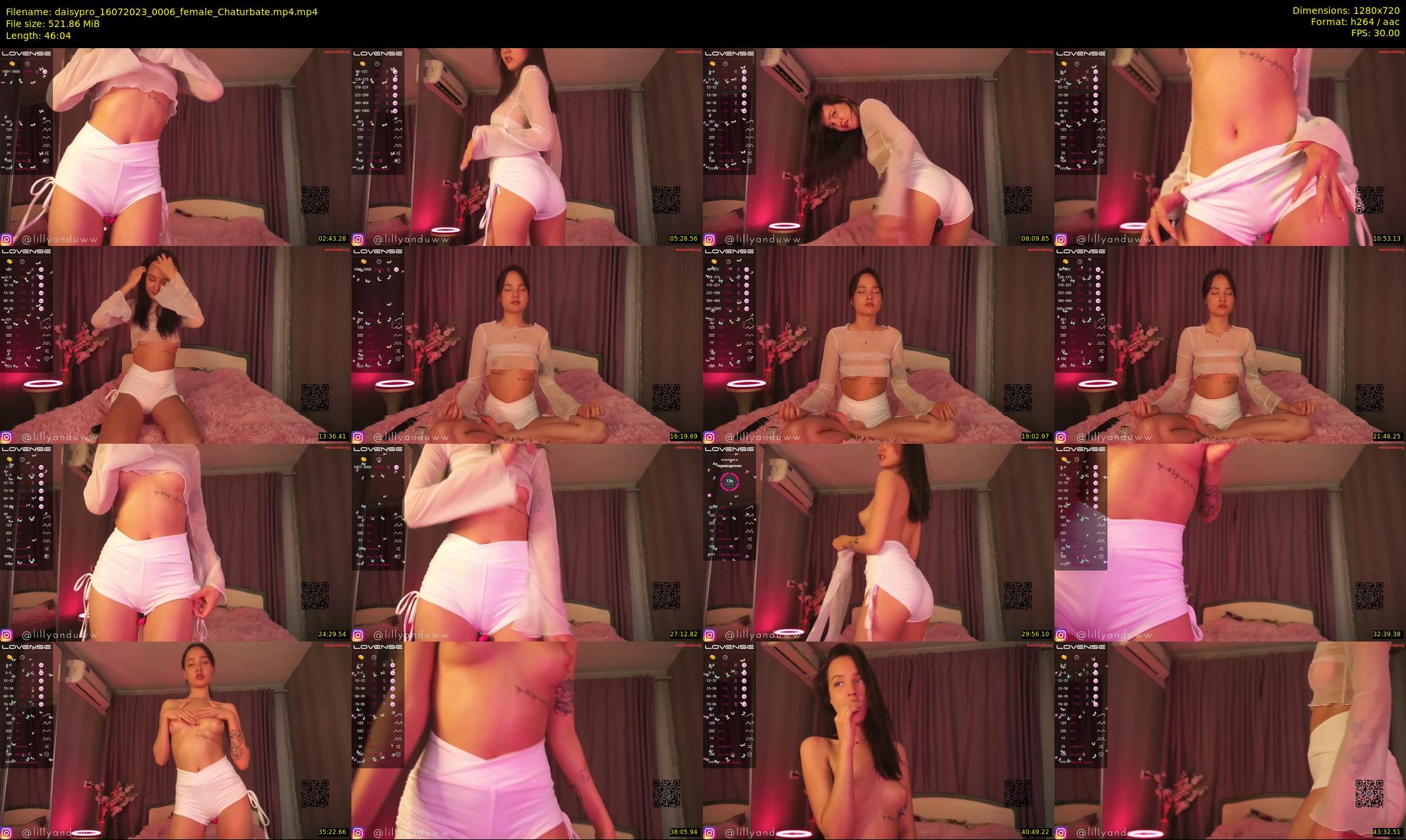 daisypro — 47 minute Chaturbate couple cam show recording, 720p, Jul 16, 2023