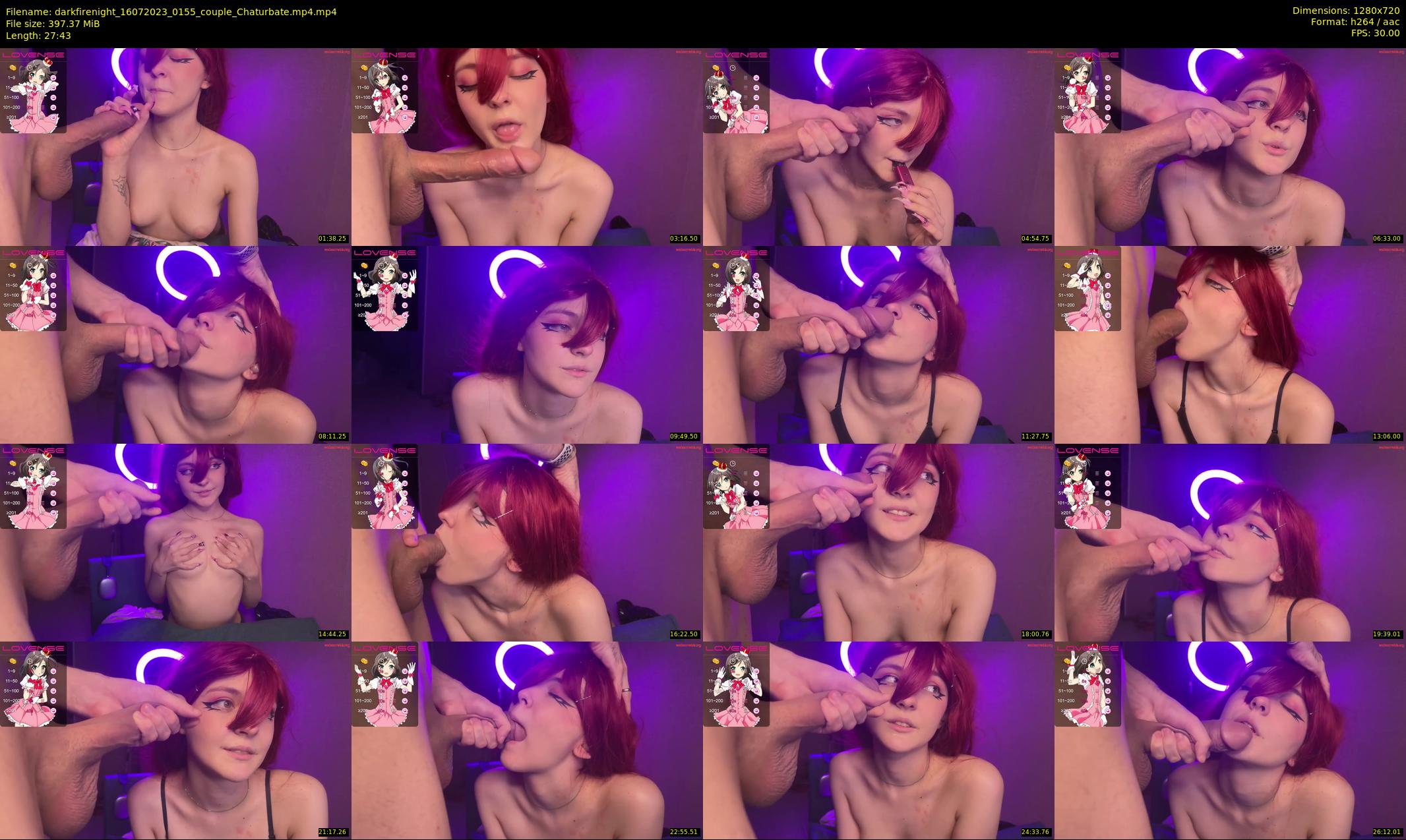darkfirenight — 28 minute Chaturbate couple cam show recording, 720p, Jul 16, 2023