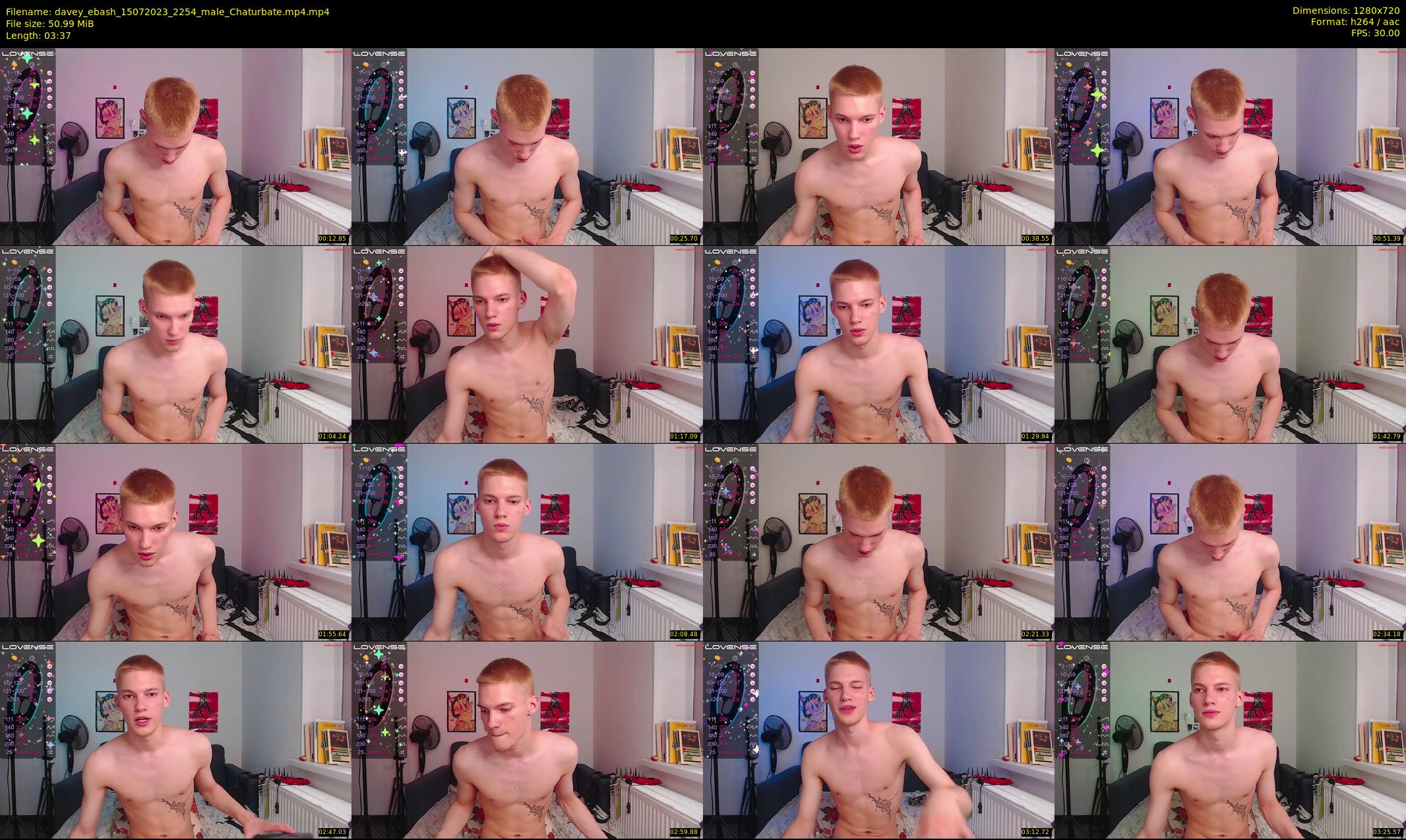 davey_ebash — 4 minute Chaturbate male cam show recording, 720p, Jul 15, 2023