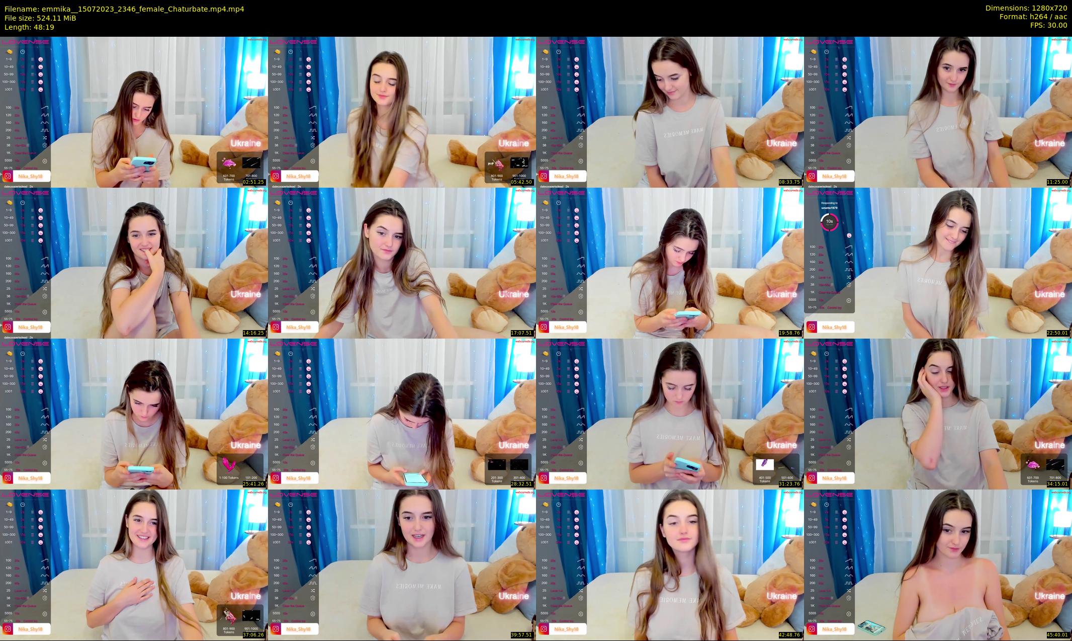 emmika_ — 49 minute Chaturbate female cam show recording, 720p, Jul 15, 2023