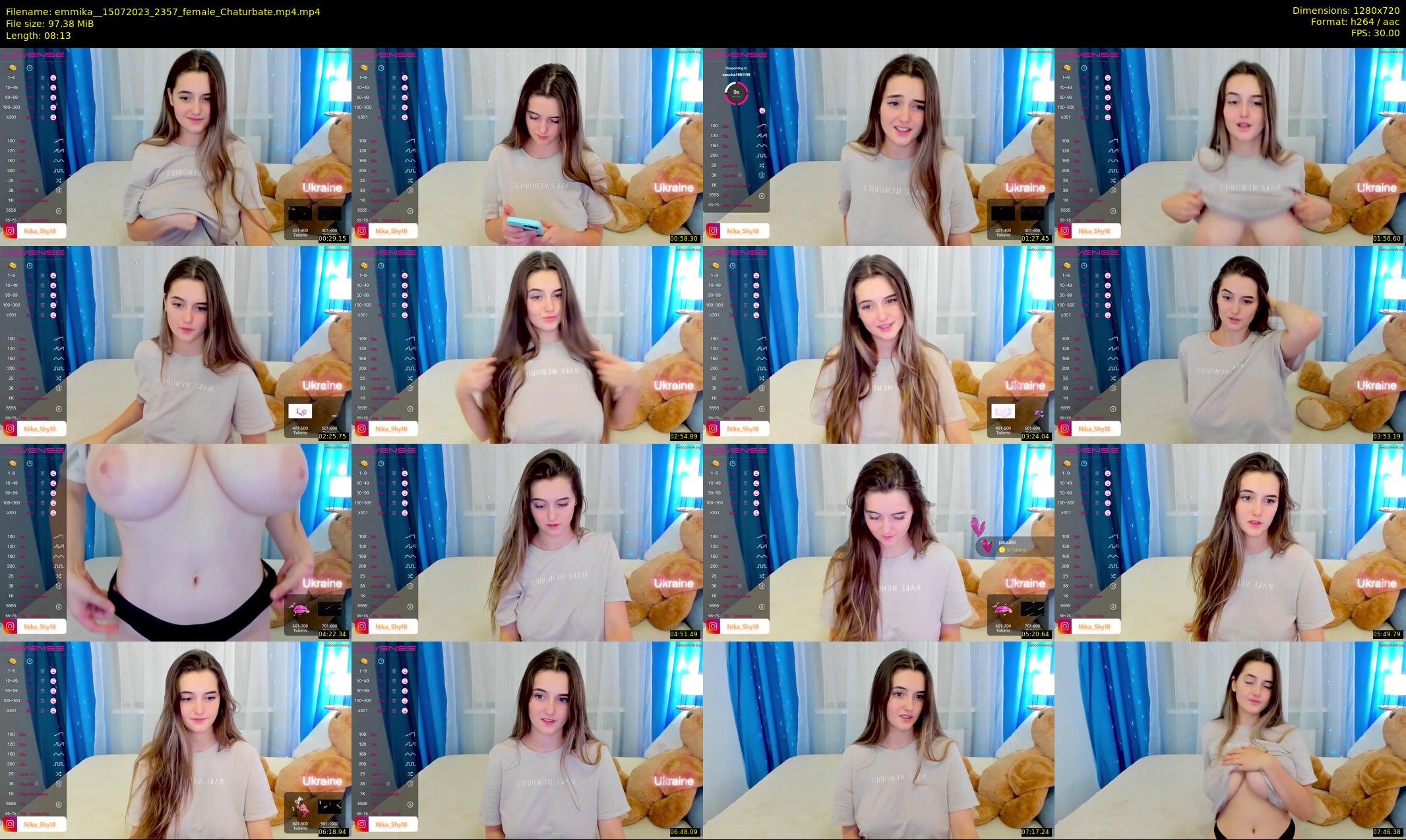 emmika_ — 9 minute Chaturbate female cam show recording, 720p, Jul 15, 2023