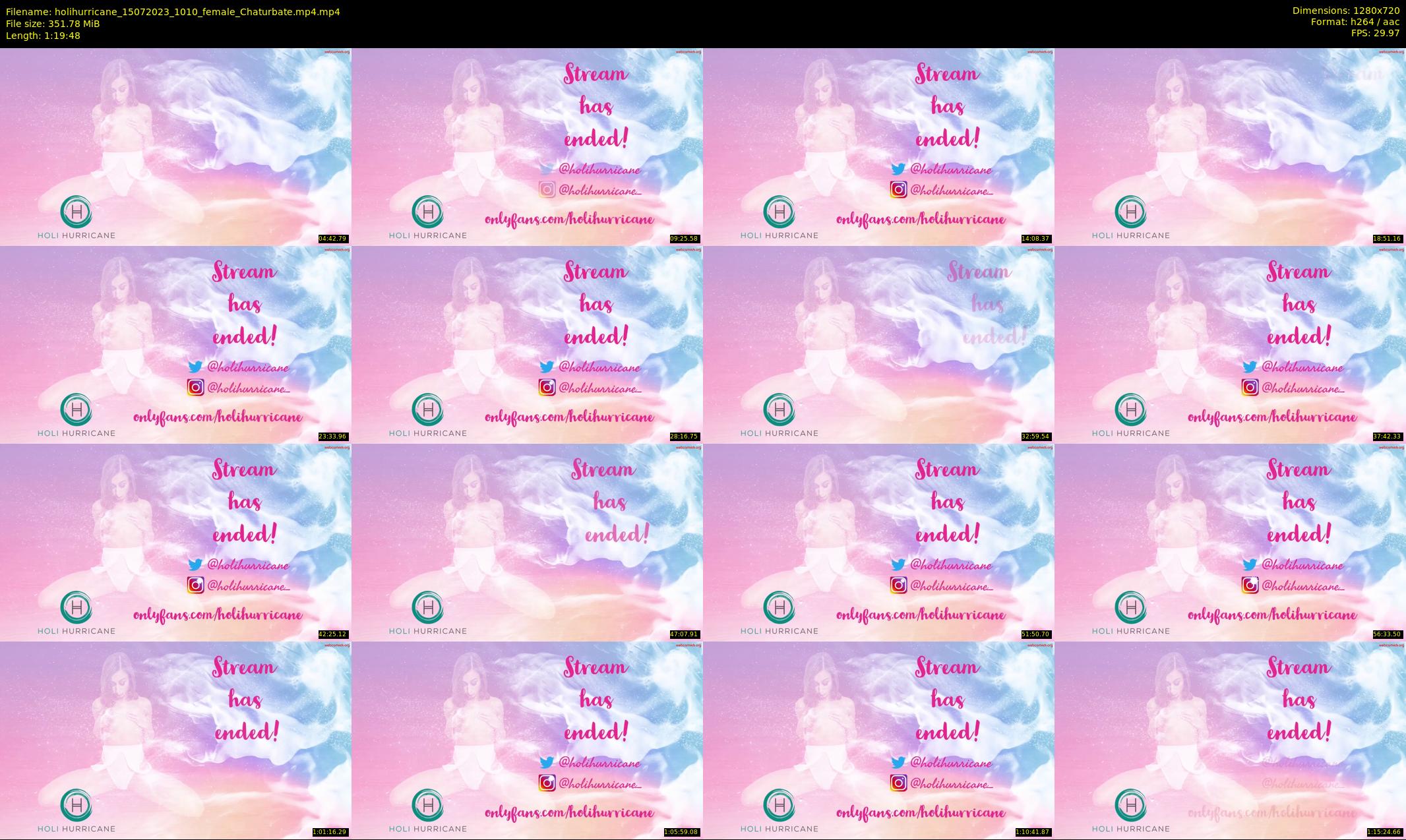 holihurricane — 80 minute Chaturbate female cam show recording, 720p, Jul 15, 2023