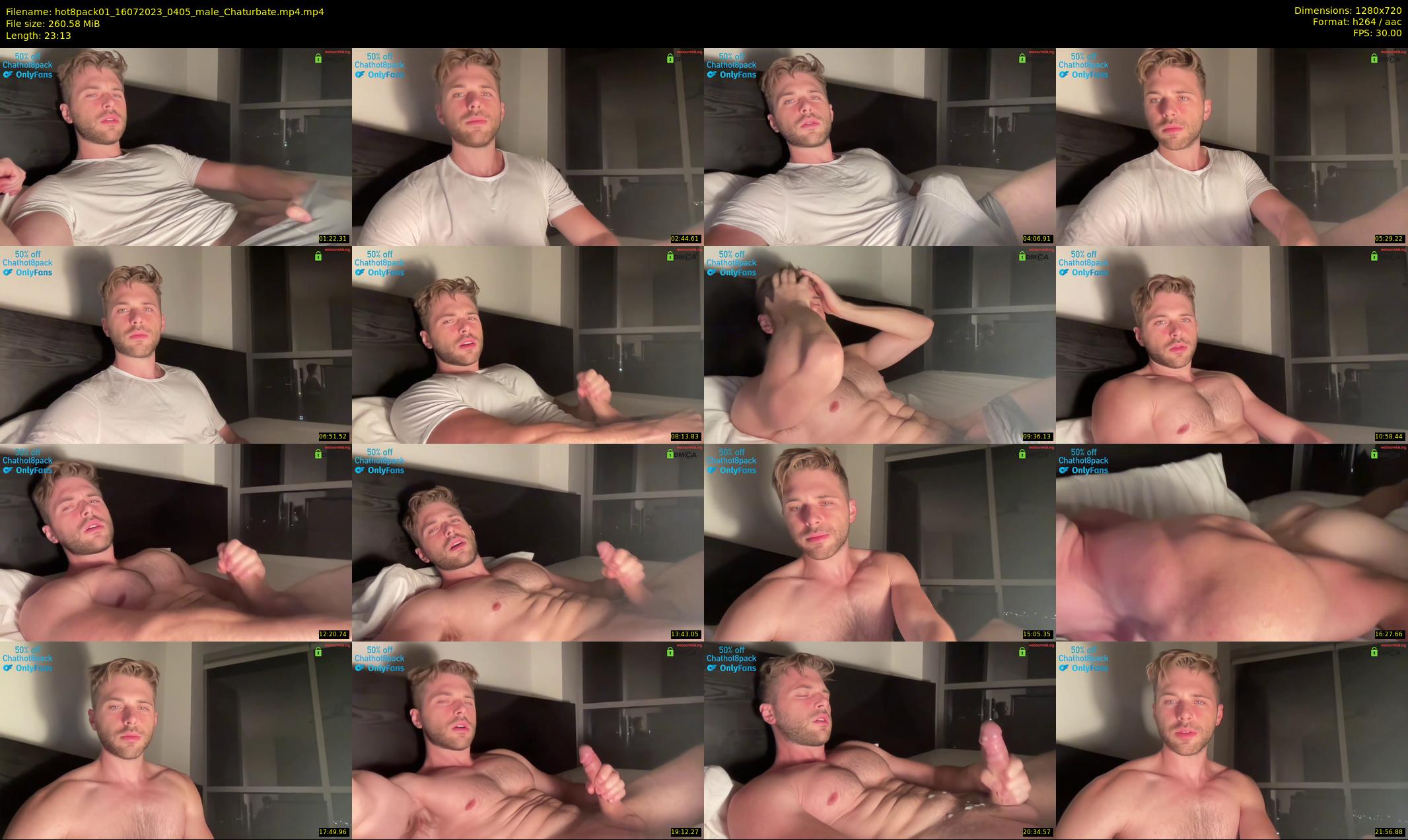 hot8pack01 — 24 minute Chaturbate male cam show recording, 720p, Jul 16, 2023