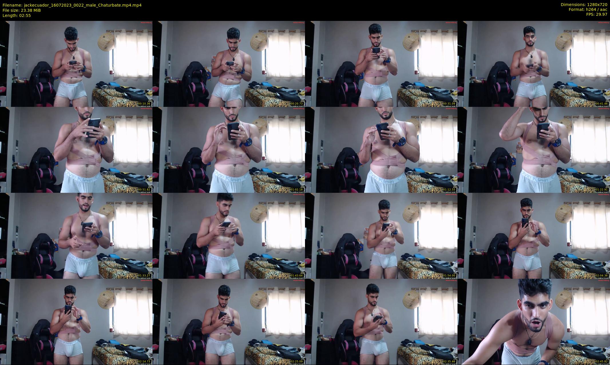 jackecuador — 3 minute Chaturbate male cam show recording, 720p, Jul 16, 2023