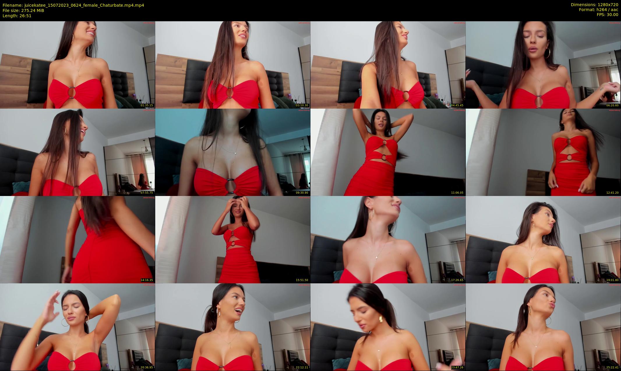 juicekatee — 27 minute Chaturbate female cam show recording, 720p, Jul 15, 2023
