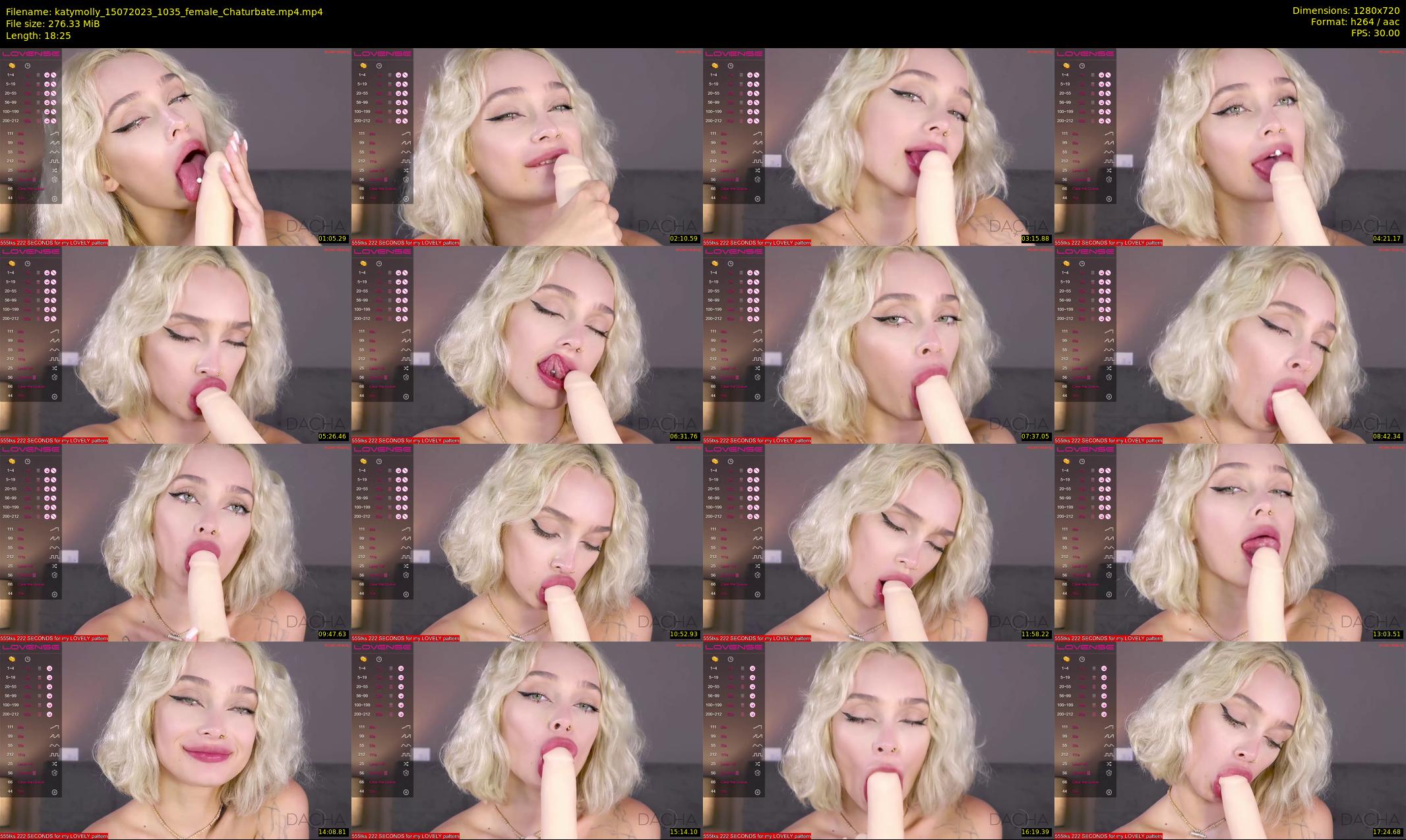 katymolly — 19 minute Chaturbate female cam show recording, 720p, Jul 15, 2023