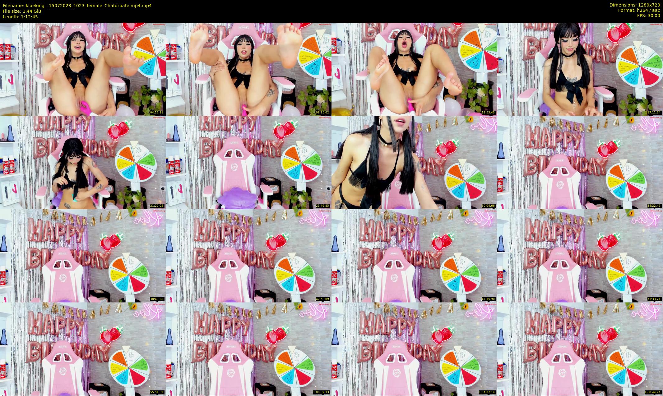 kloeking_ — 73 minute Chaturbate female cam show recording, 720p, Jul 15, 2023