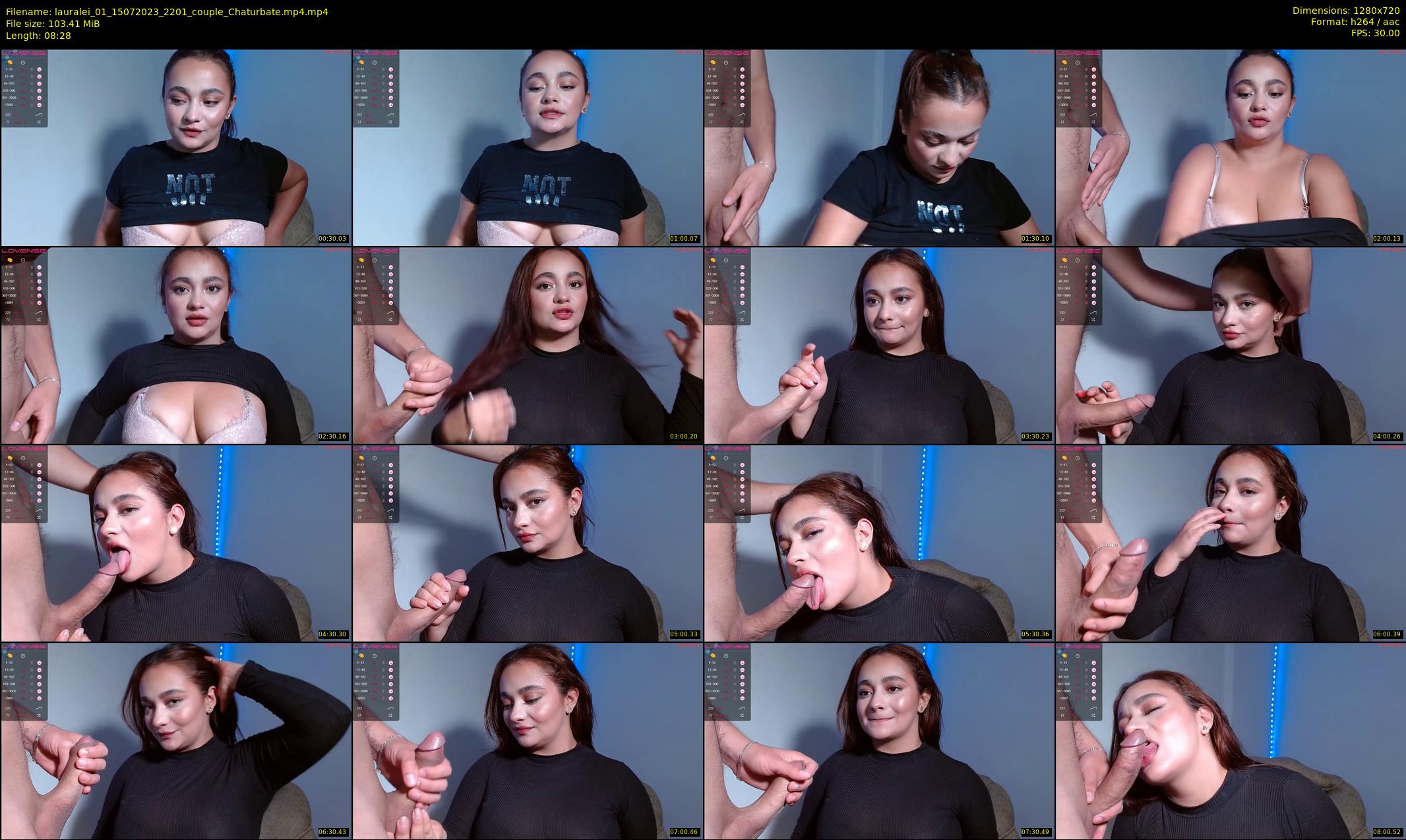 lauralei_01 — 9 minute Chaturbate couple cam show recording, 720p, Jul 15, 2023