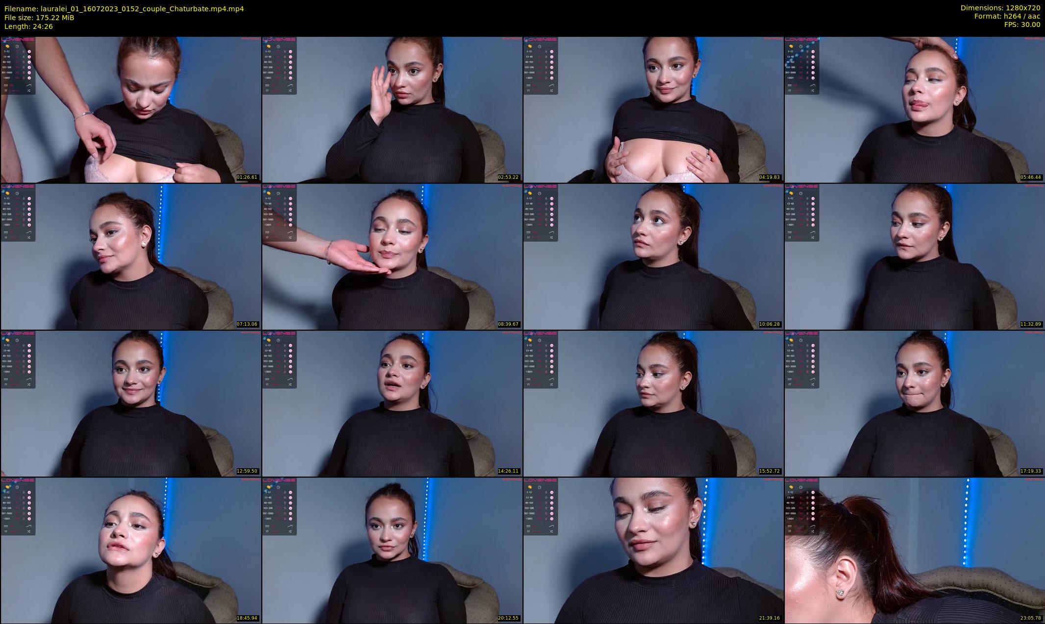 lauralei_01 — 25 minute Chaturbate couple cam show recording, 720p, Jul 16, 2023