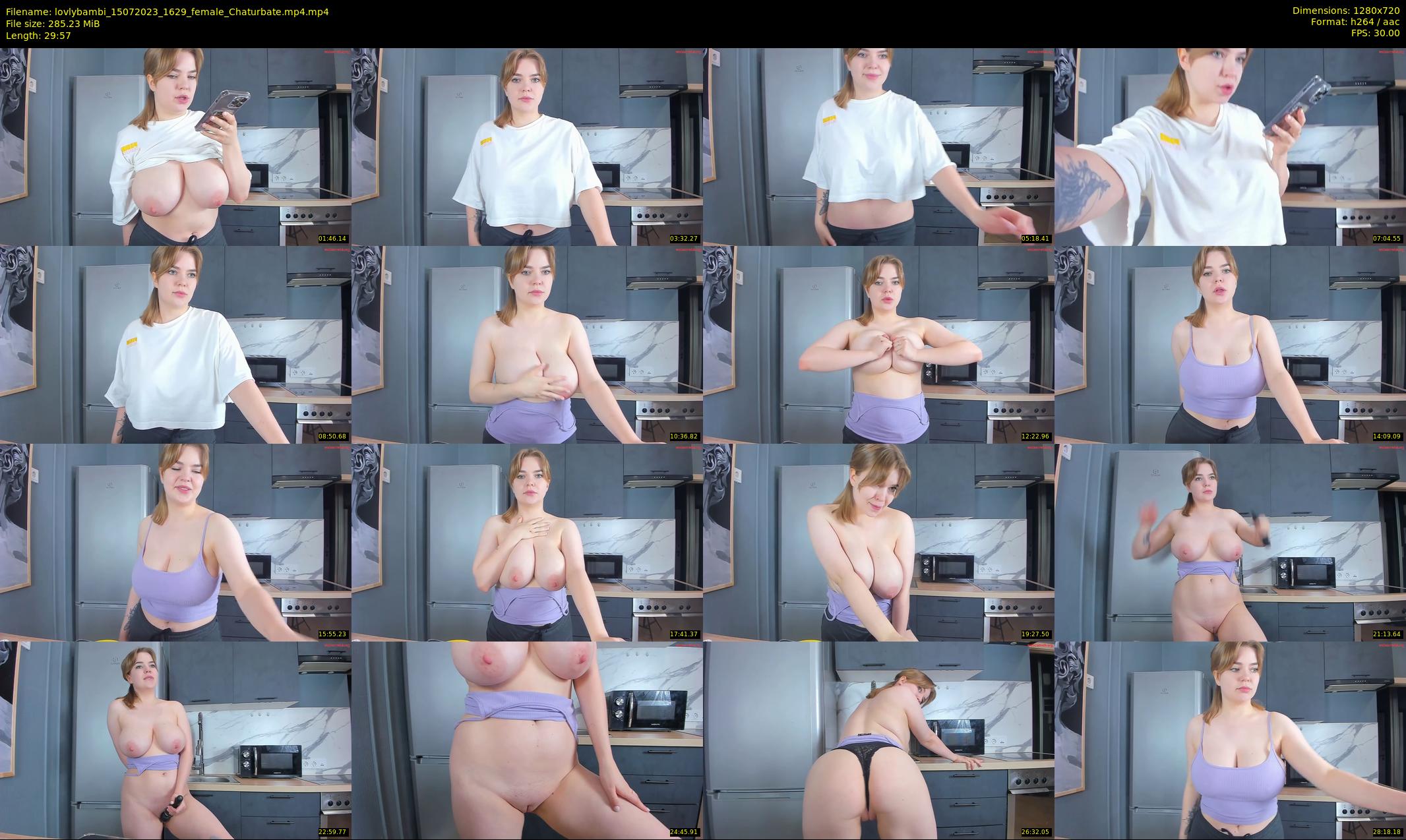 lovlybambi — 30 minute Chaturbate female cam show recording, 720p, Jul 15, 2023