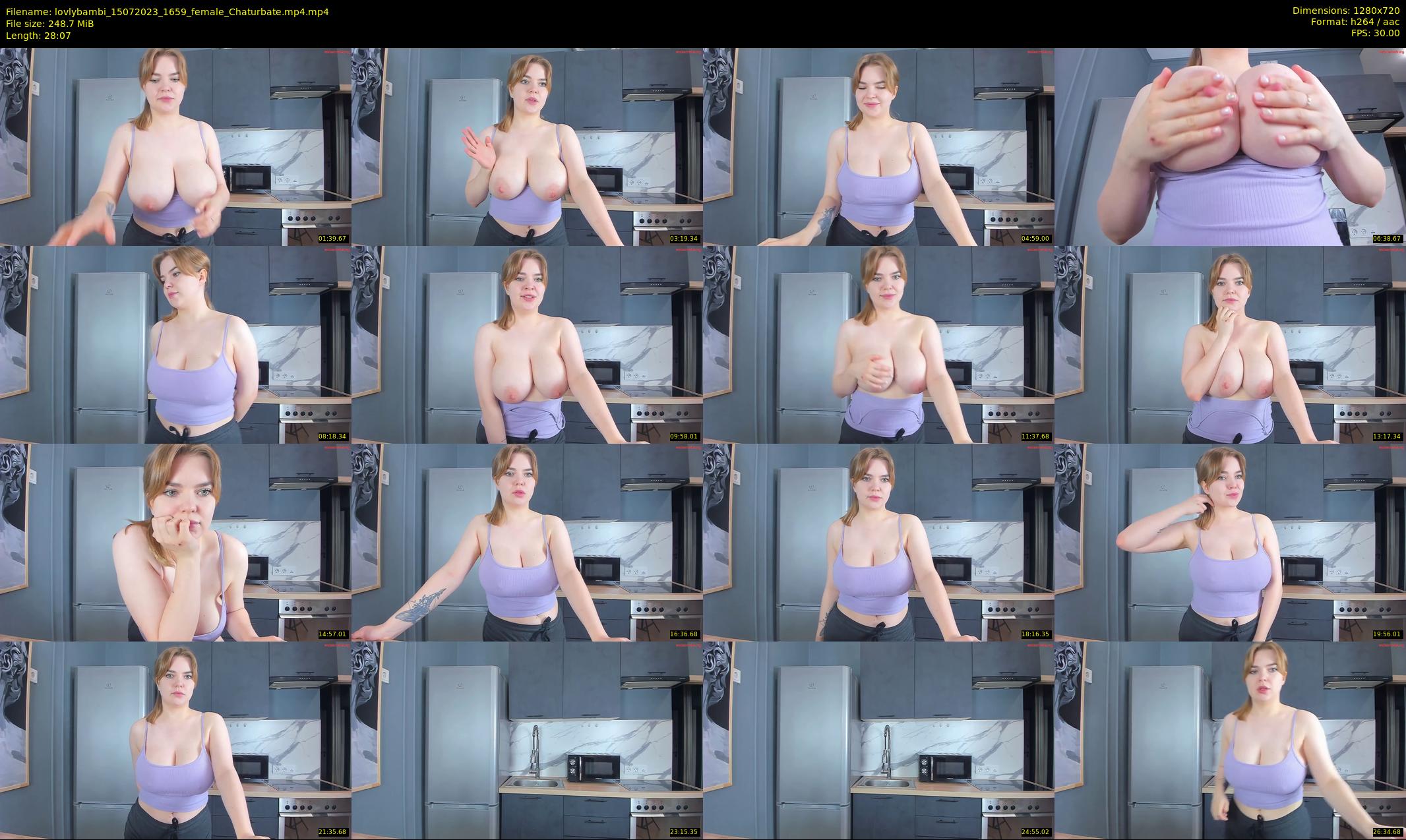lovlybambi — 29 minute Chaturbate female cam show recording, 720p, Jul 15, 2023