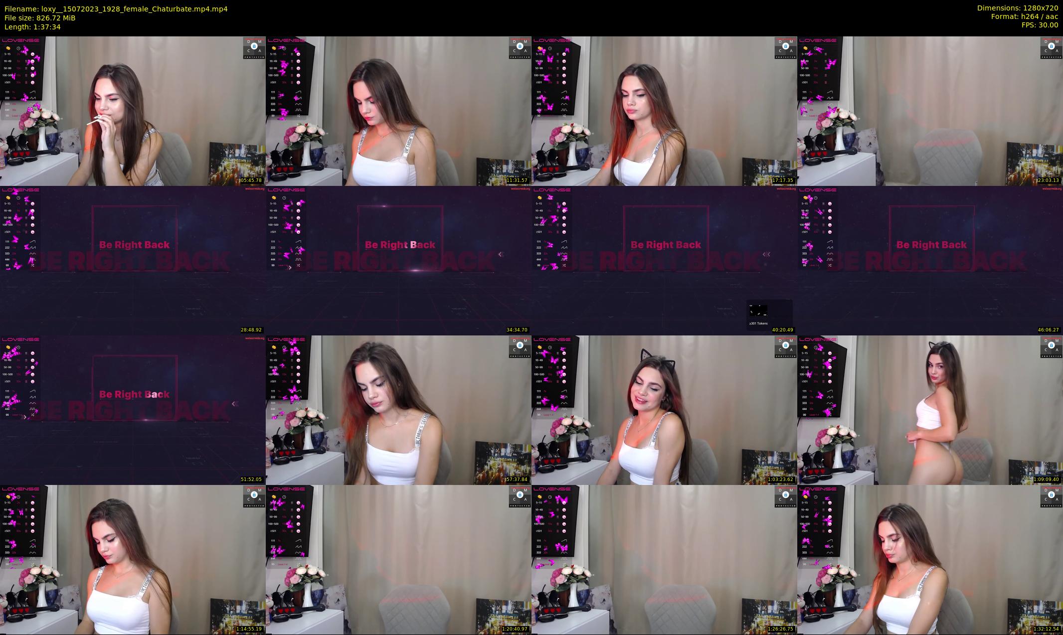 loxy_ — 98 minute Chaturbate female cam show recording, 720p, Jul 15, 2023