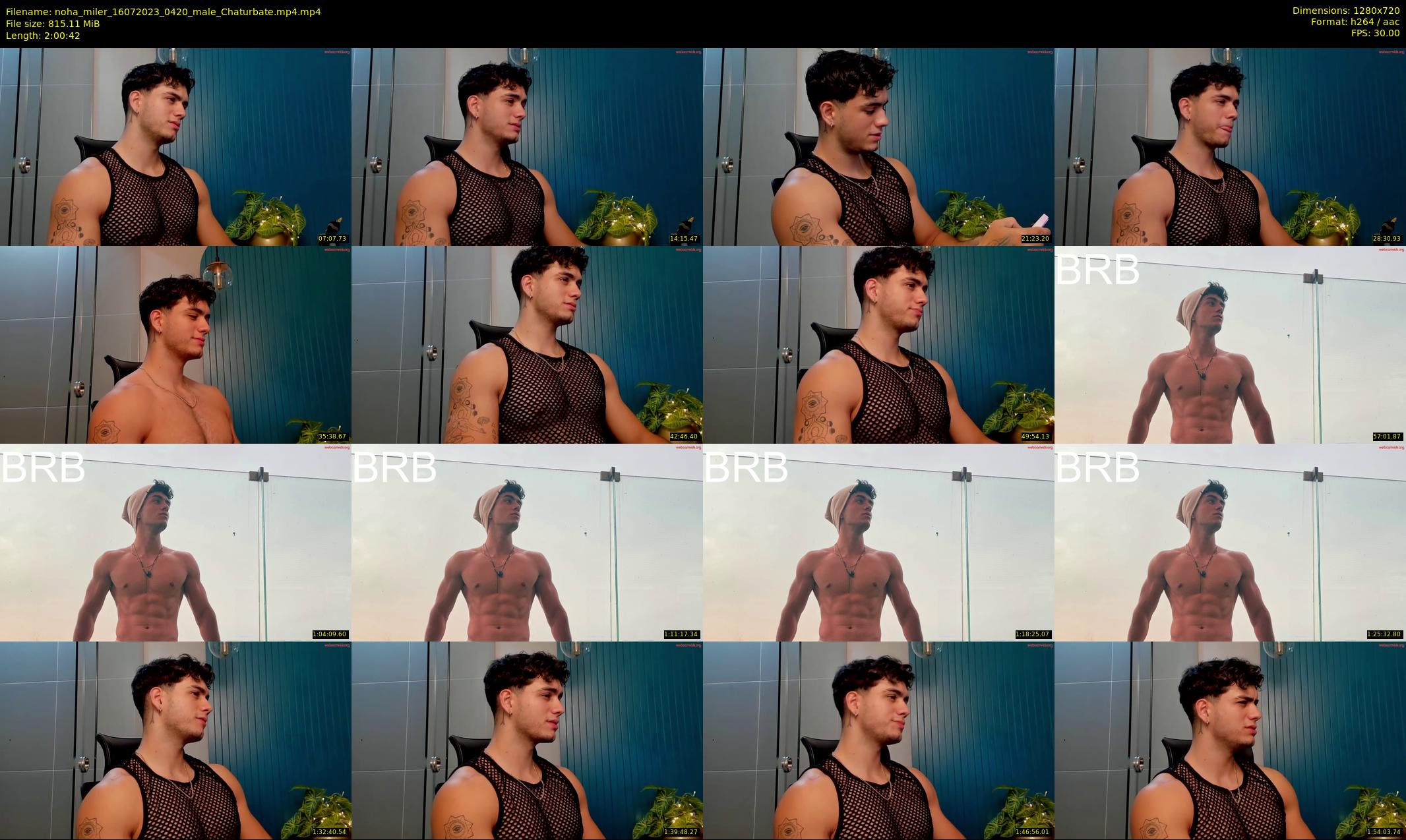 noha_miler — 121 minute Chaturbate male cam show recording, 720p, Jul 16, 2023