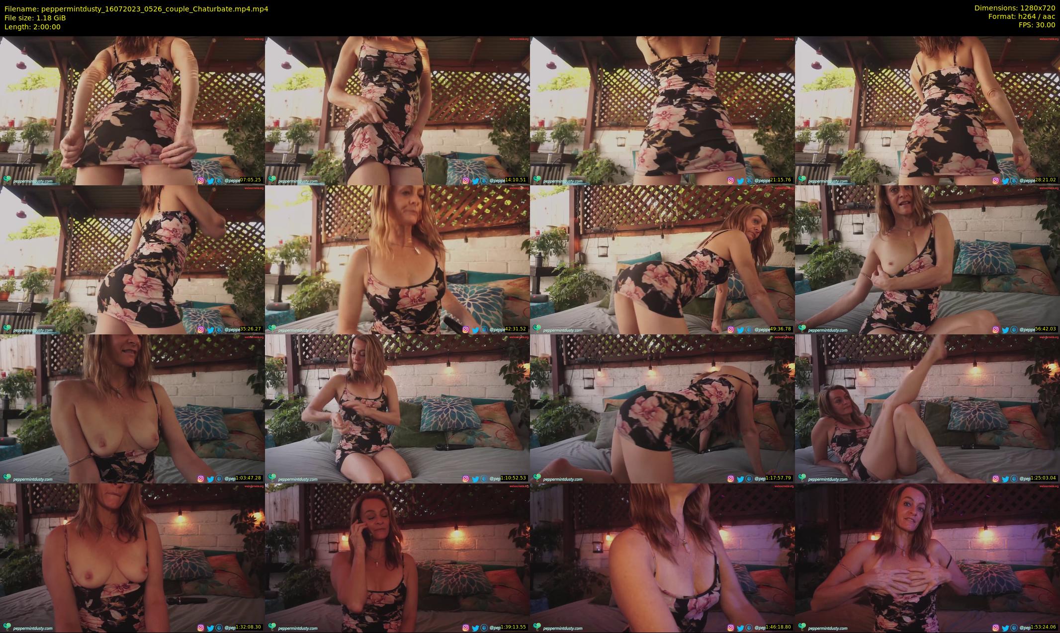 peppermintdusty — 120 minute Chaturbate couple cam show recording, 720p, Jul 16, 2023