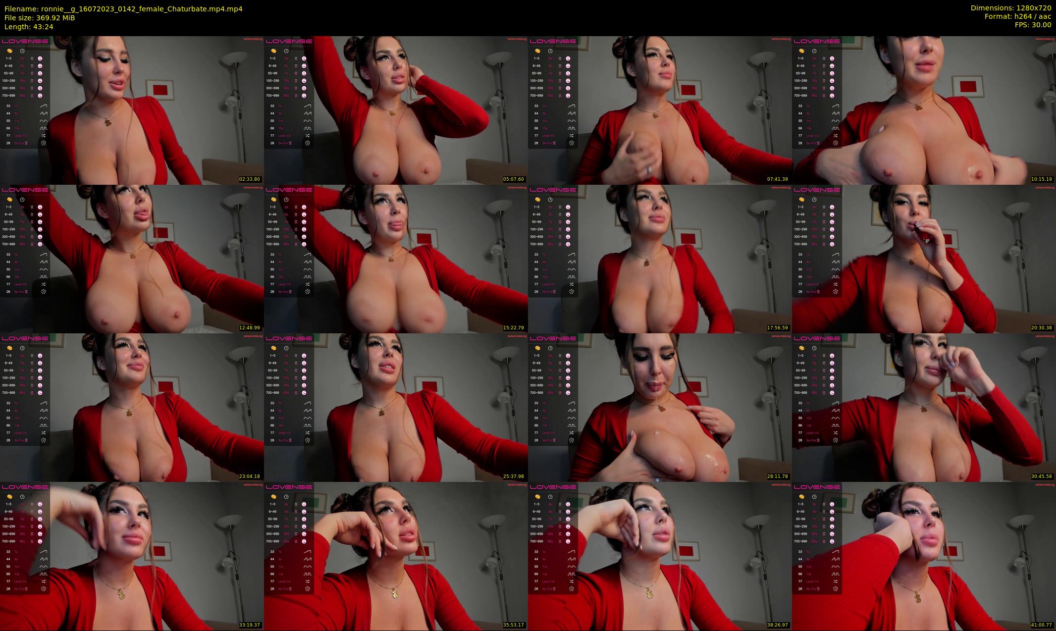 ronnie__g — 44 minute Chaturbate female cam show recording, 720p, Jul 16, 2023